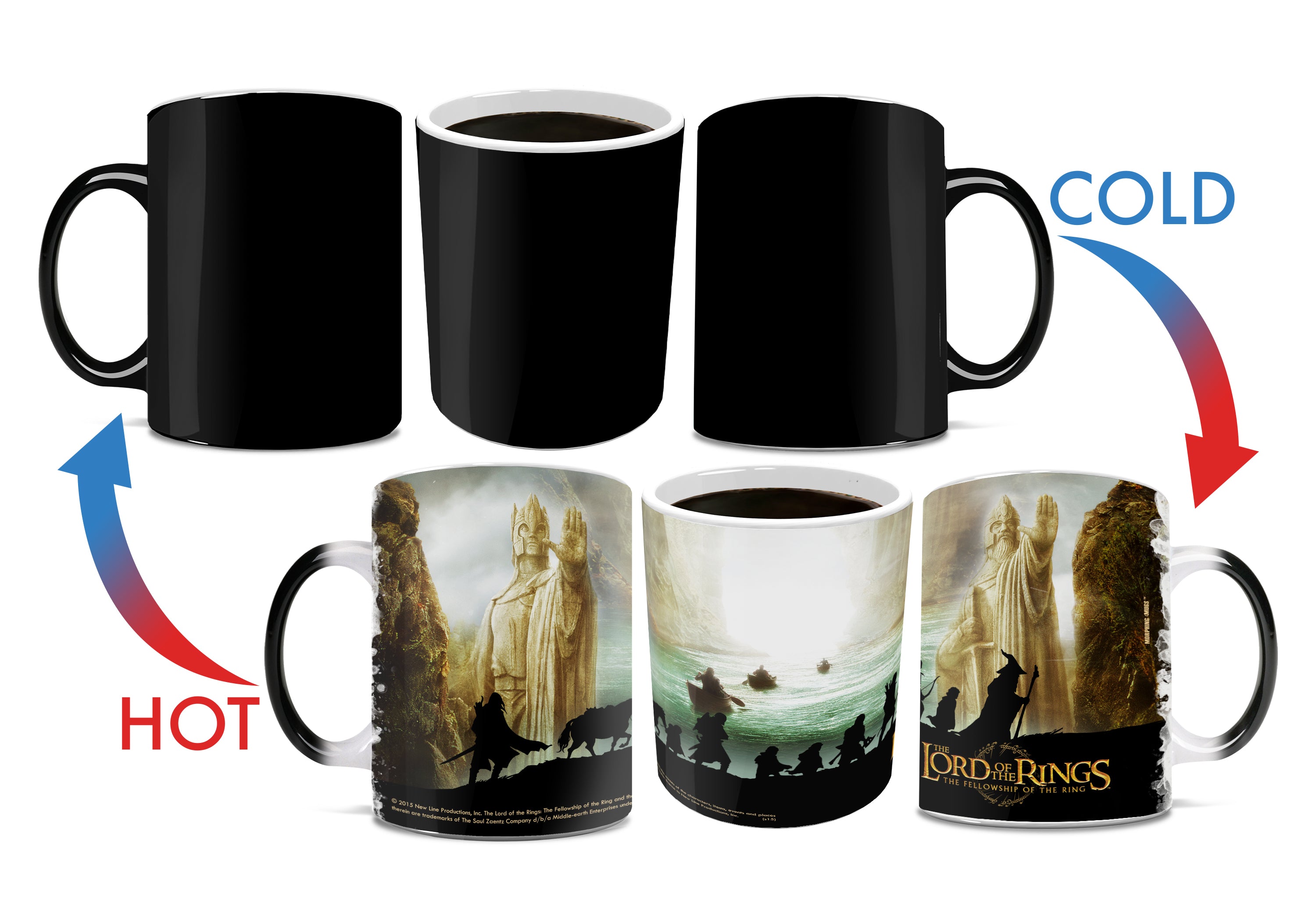 The Lord of the Rings (The Fellowship of the Ring) Morphing Mugs® Heat-Sensitive Mug MMUG139