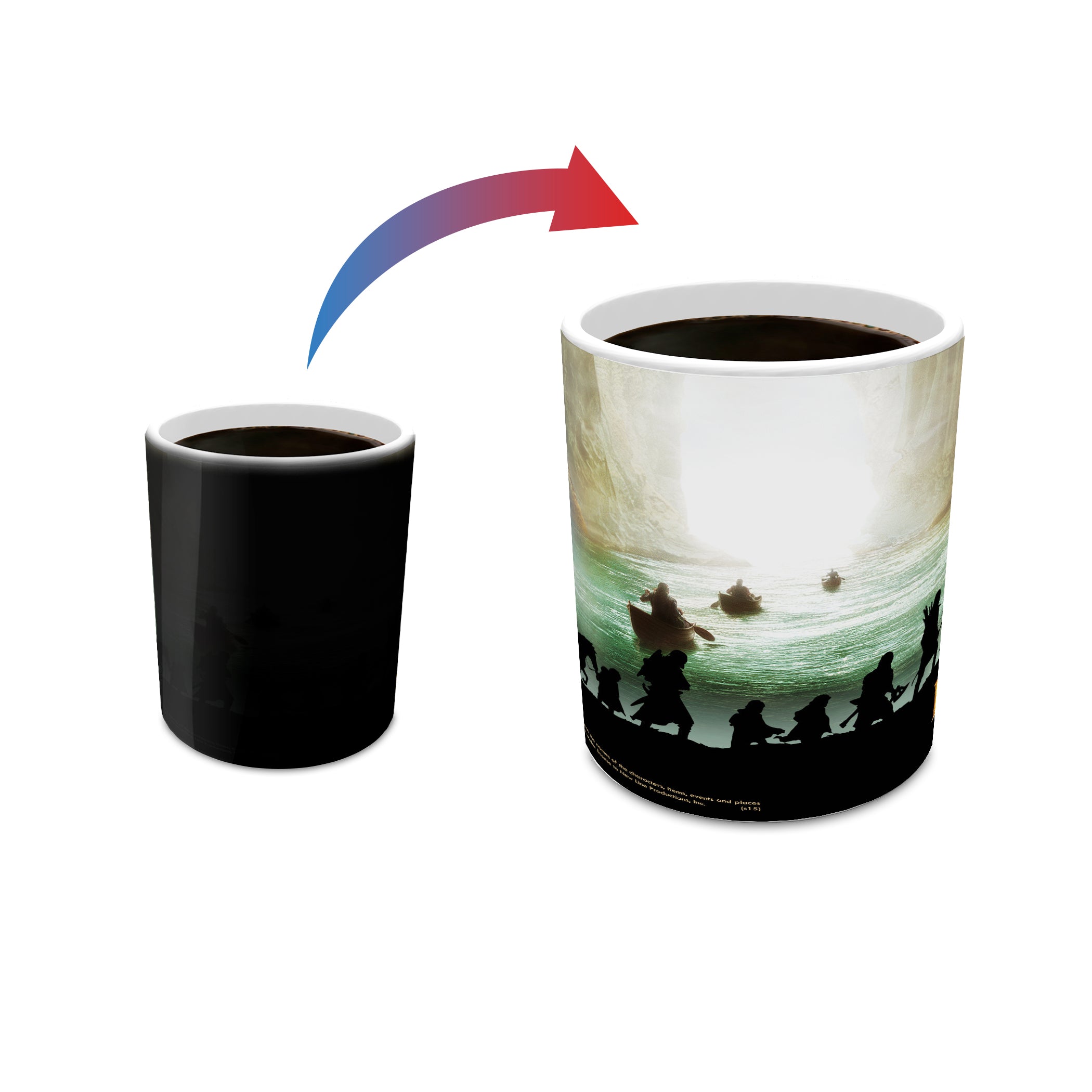 The Lord of the Rings (The Fellowship of the Ring) Morphing Mugs® Heat-Sensitive Mug MMUG139