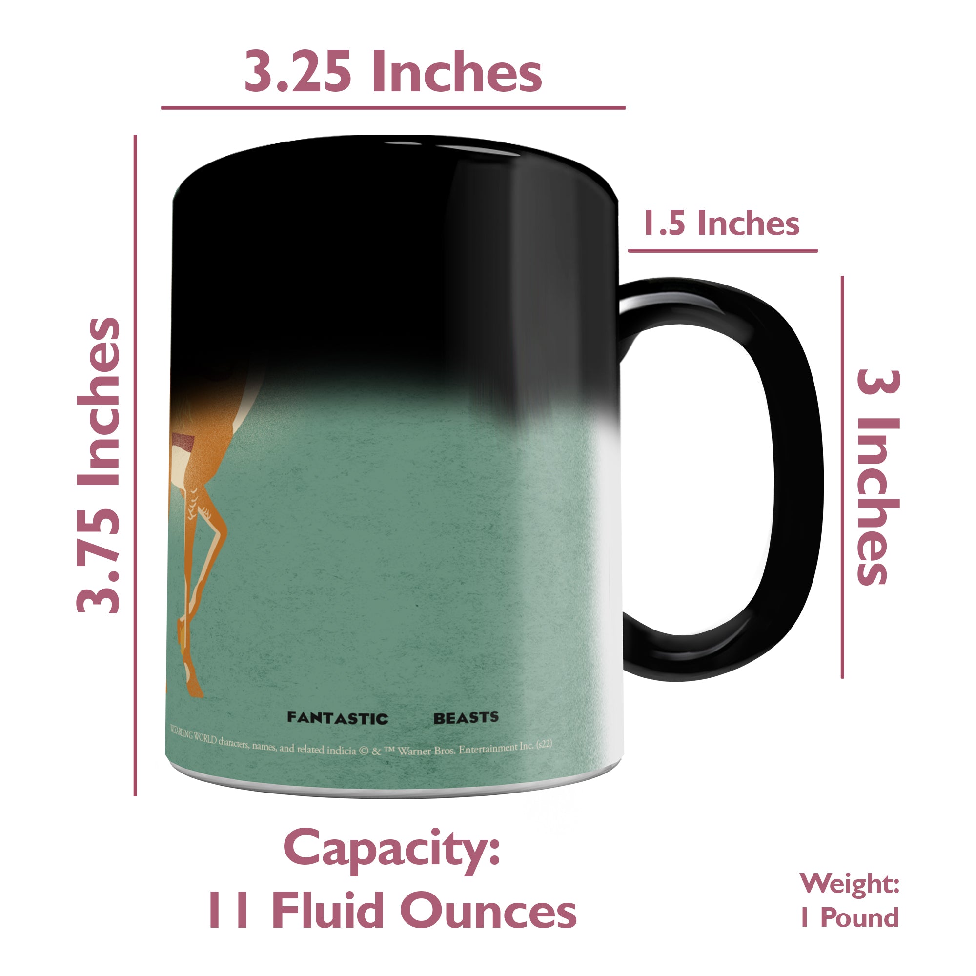 Fantastic Beasts: The Secrets of Dumbledore (Qilin) Morphing Mugs®  Heat-Sensitive Mug MMUG1400