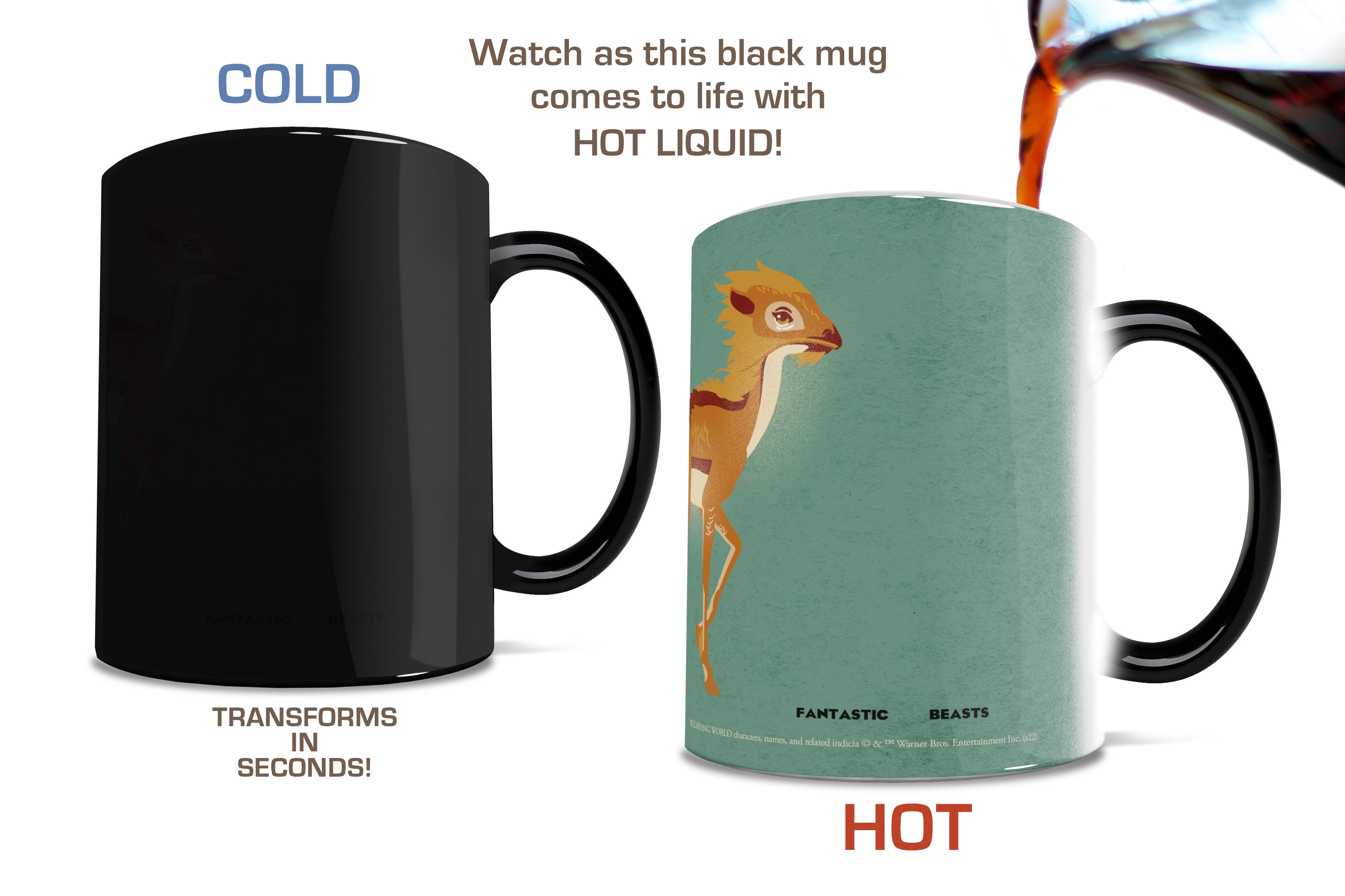 Fantastic Beasts: The Secrets of Dumbledore (Qilin) Morphing Mugs®  Heat-Sensitive Mug MMUG1400