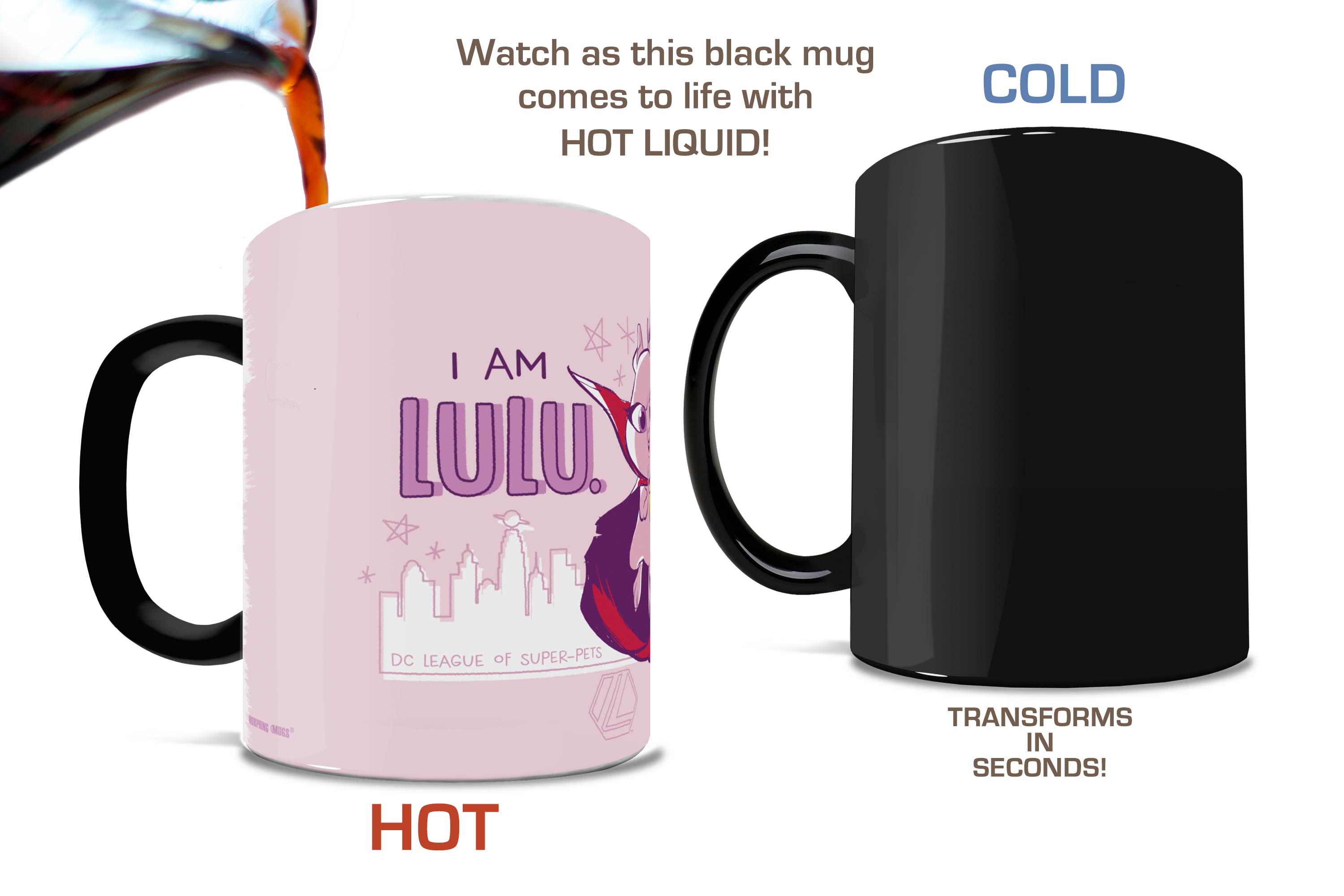 DC League of Super-Pets (I am Lulu) Morphing Mugs®  Heat-Sensitive Mug MMUG1401