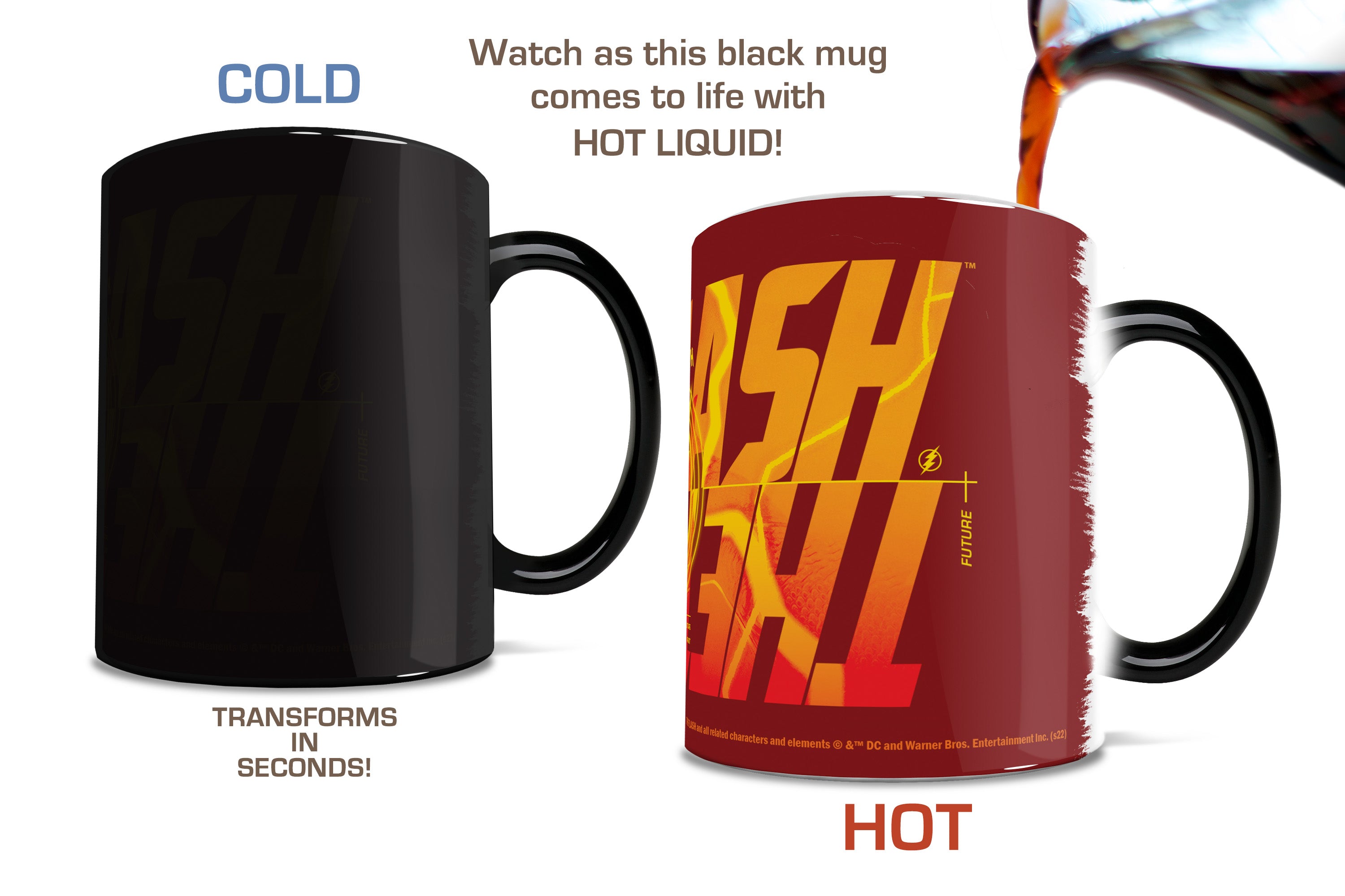 The Flash (Future and Past) Morphing Mugs®  Heat-Sensitive Mug MMUG1411