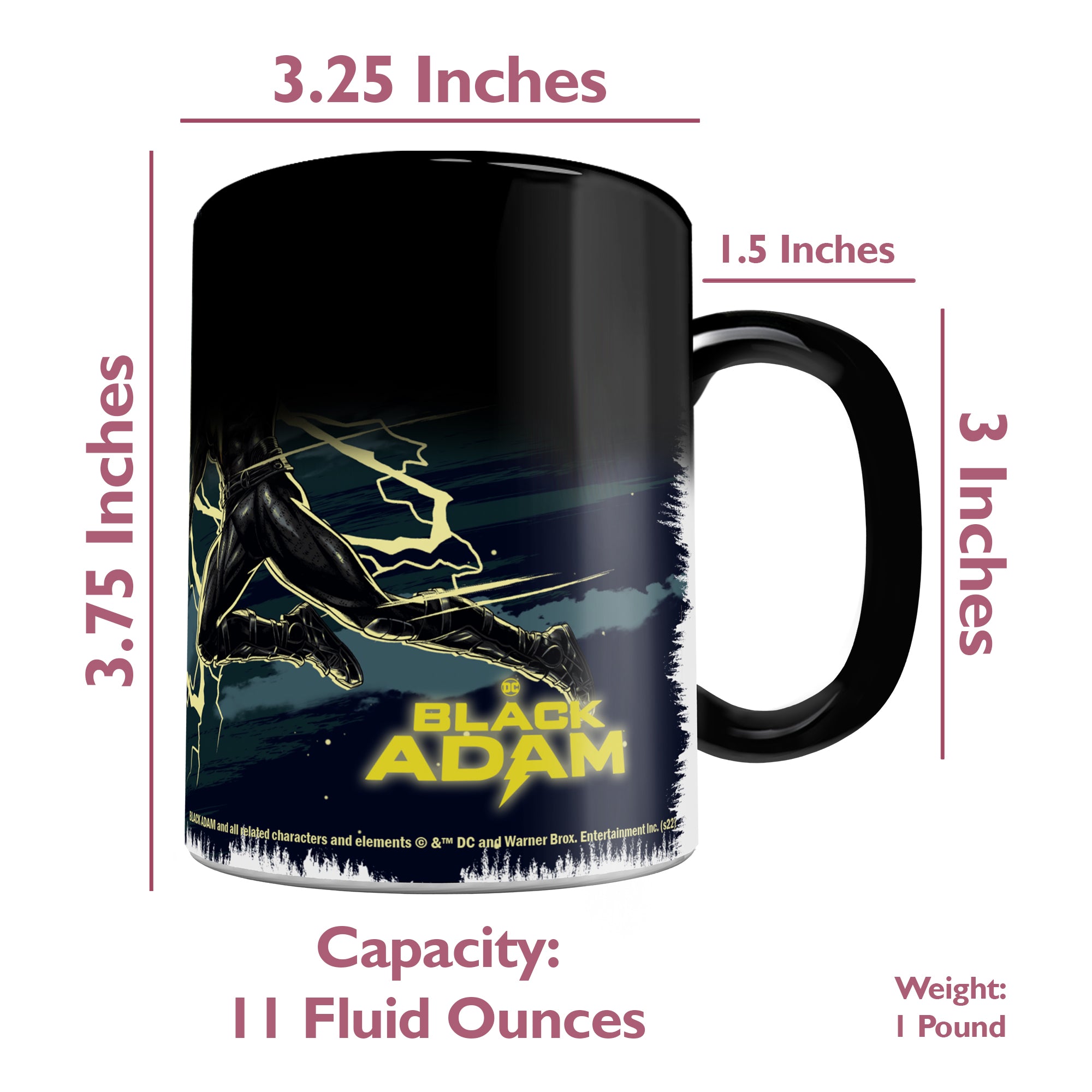 Black Adam (Hawkman Vs. Black Adam) Morphing Mugs® Heat-Sensitive Mug MMUG1414