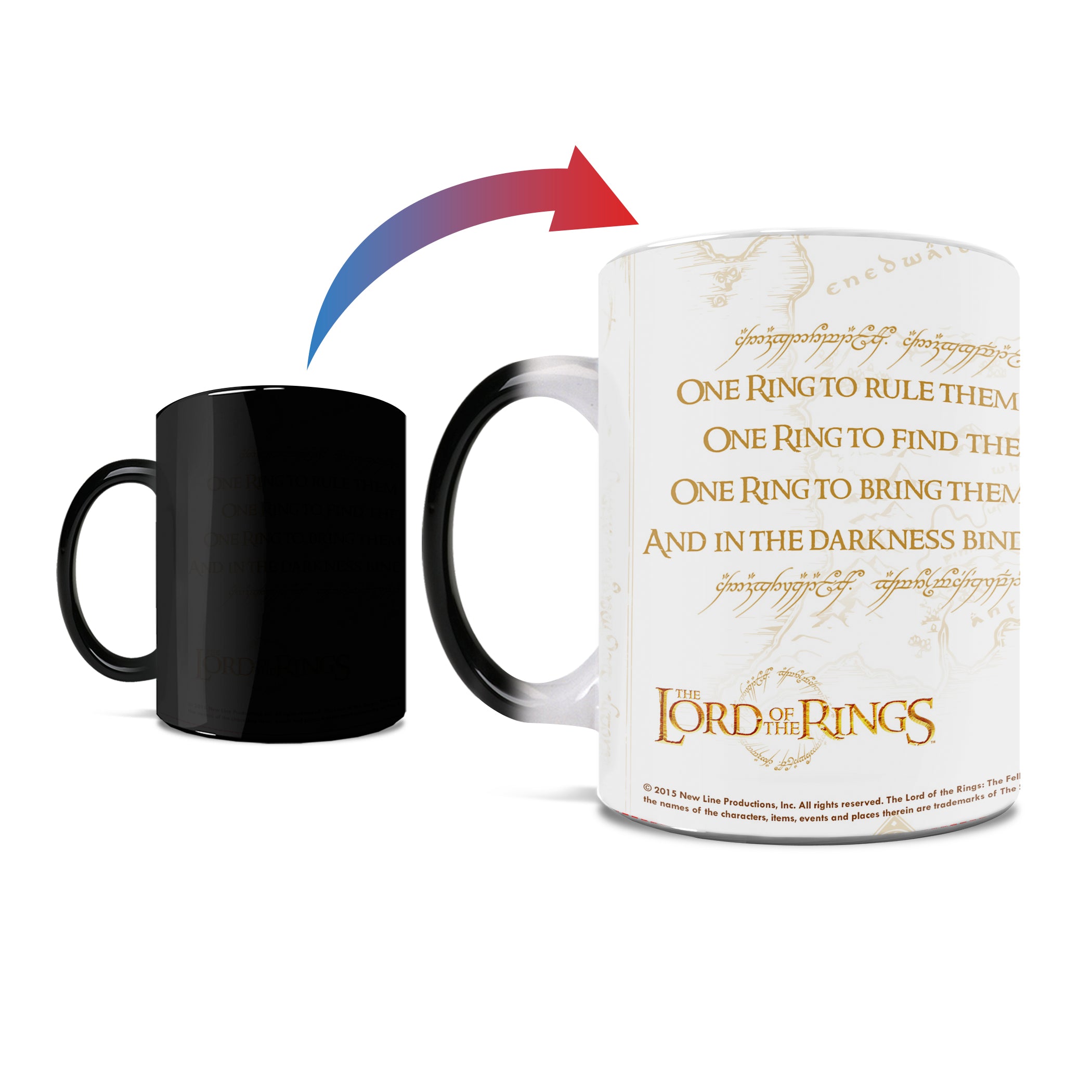 The Lord of the Rings (One Ring) Morphing Mugs® Heat-Sensitive Mug MMUG142