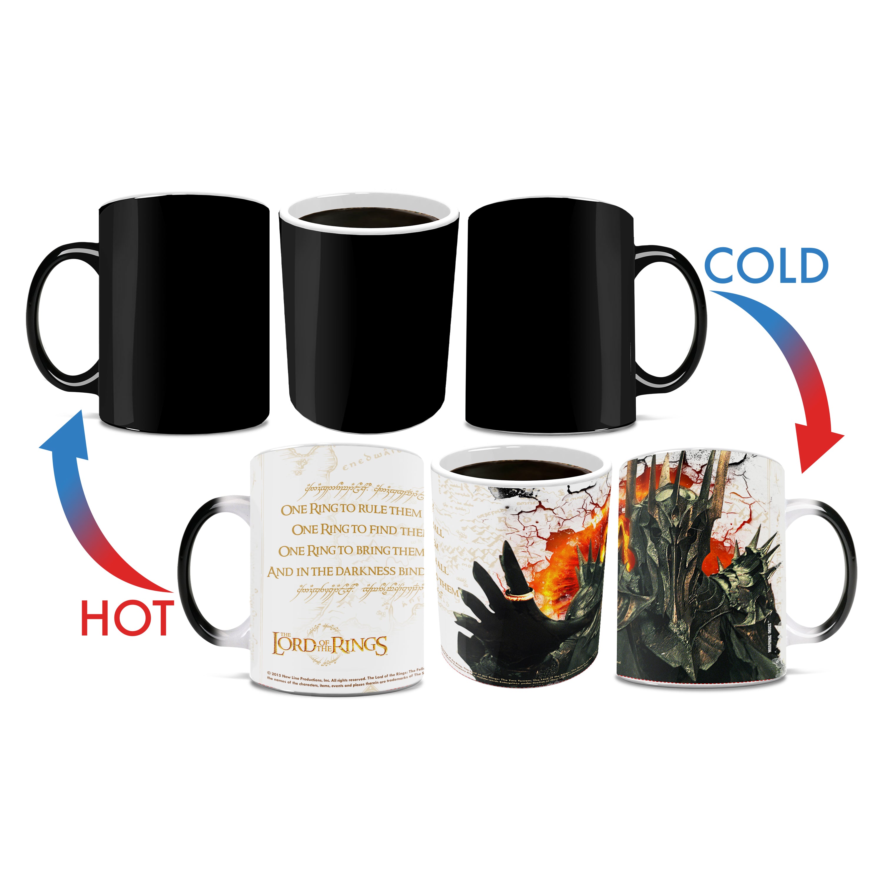 The Lord of the Rings (One Ring) Morphing Mugs® Heat-Sensitive Mug MMUG142