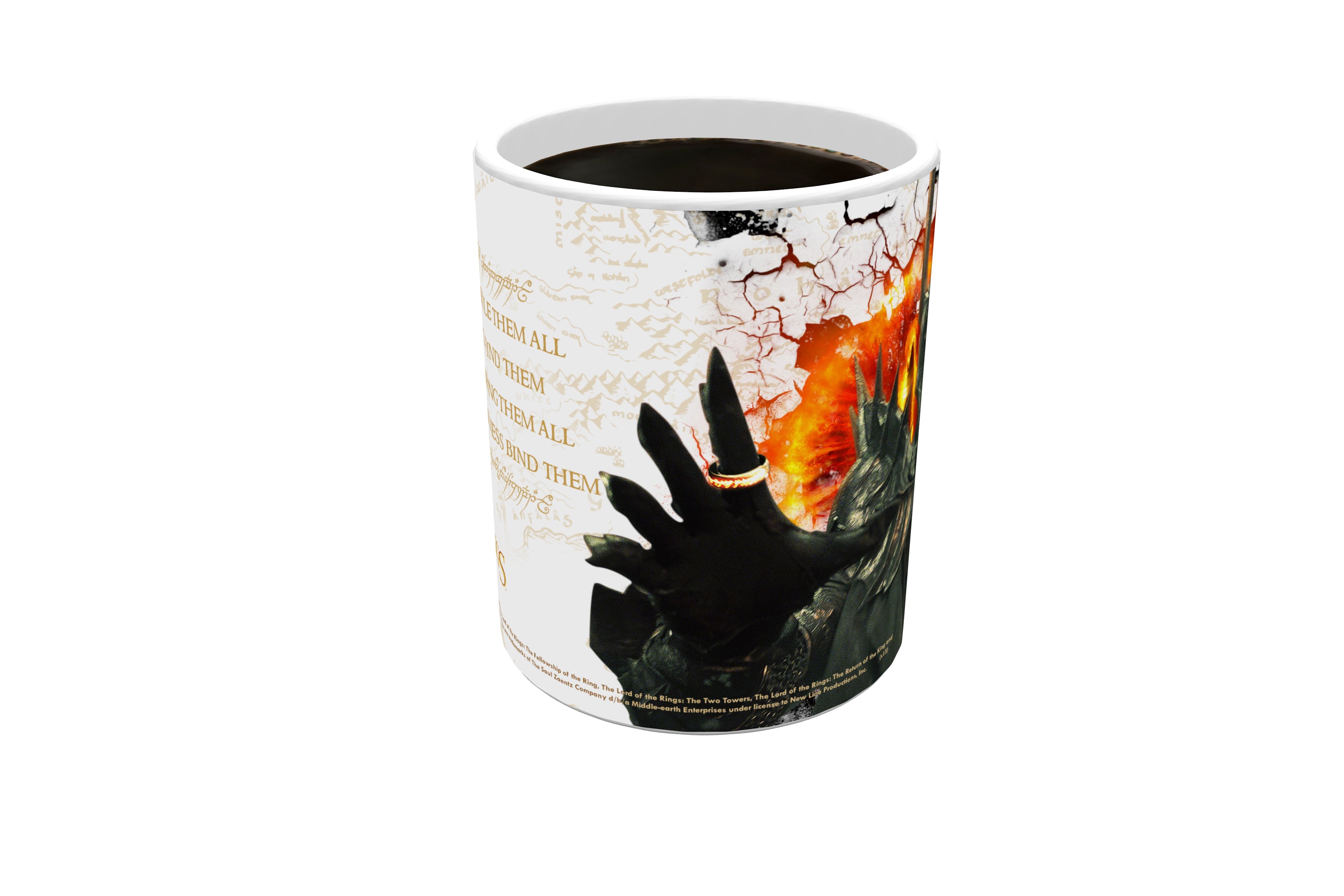 The Lord of the Rings (One Ring) Morphing Mugs® Heat-Sensitive Mug MMUG142