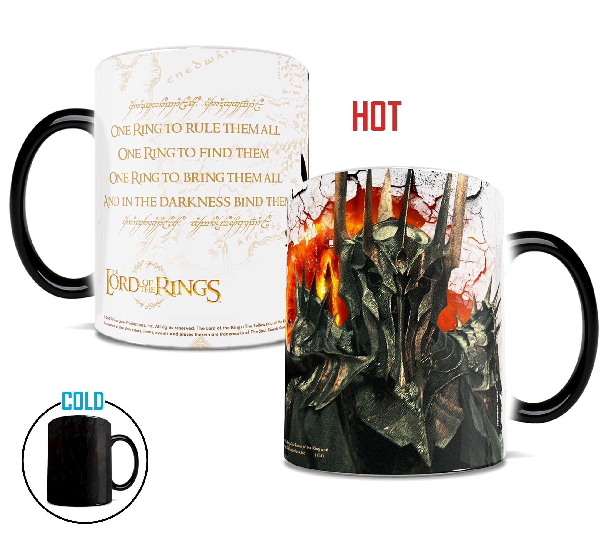 The Lord of the Rings (One Ring) Morphing Mugs® Heat-Sensitive Mug MMUG142