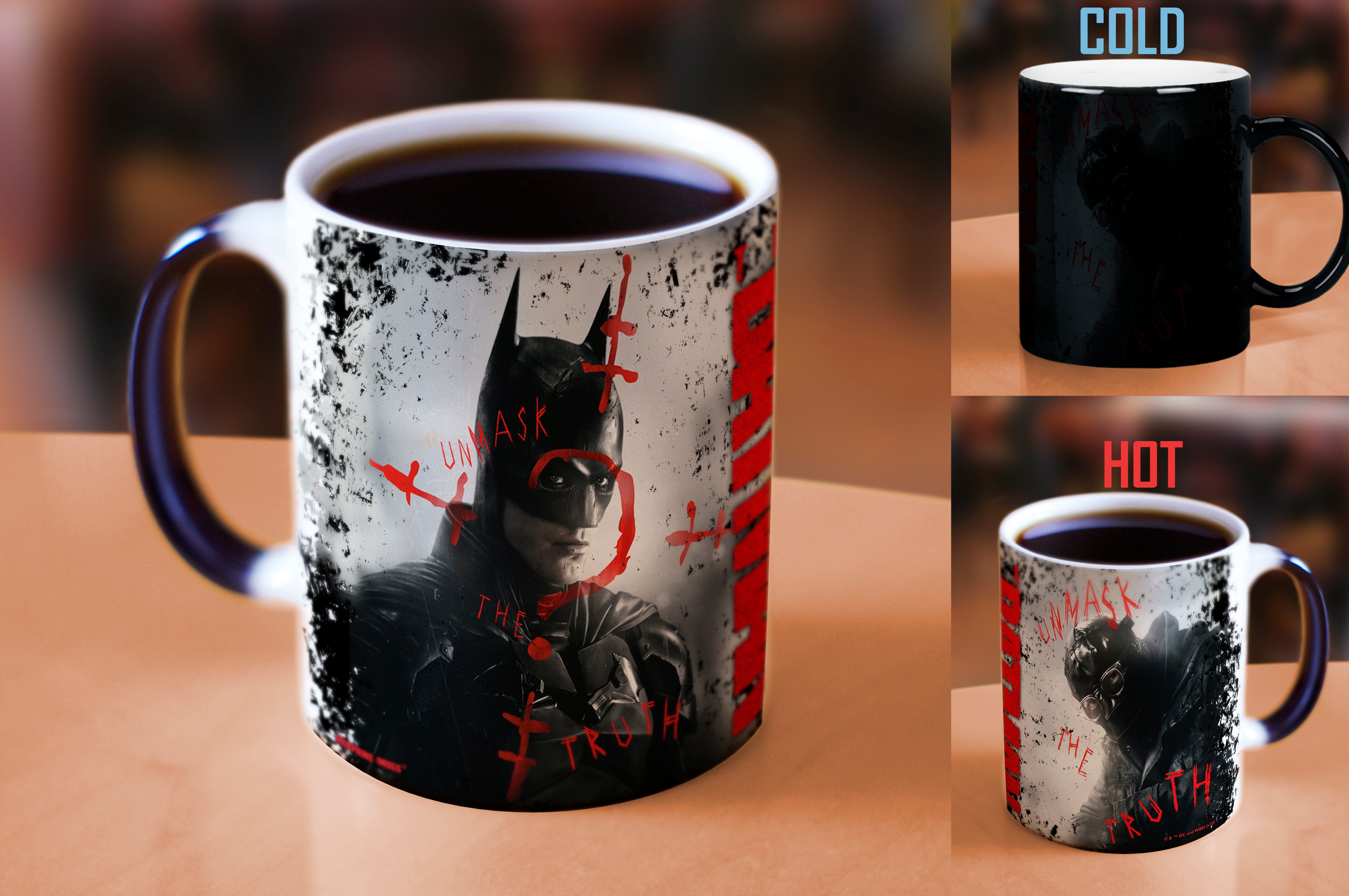 The Batman (Unmask the Truth) Morphing Mugs®  Heat-Sensitive Mug MMUG1437