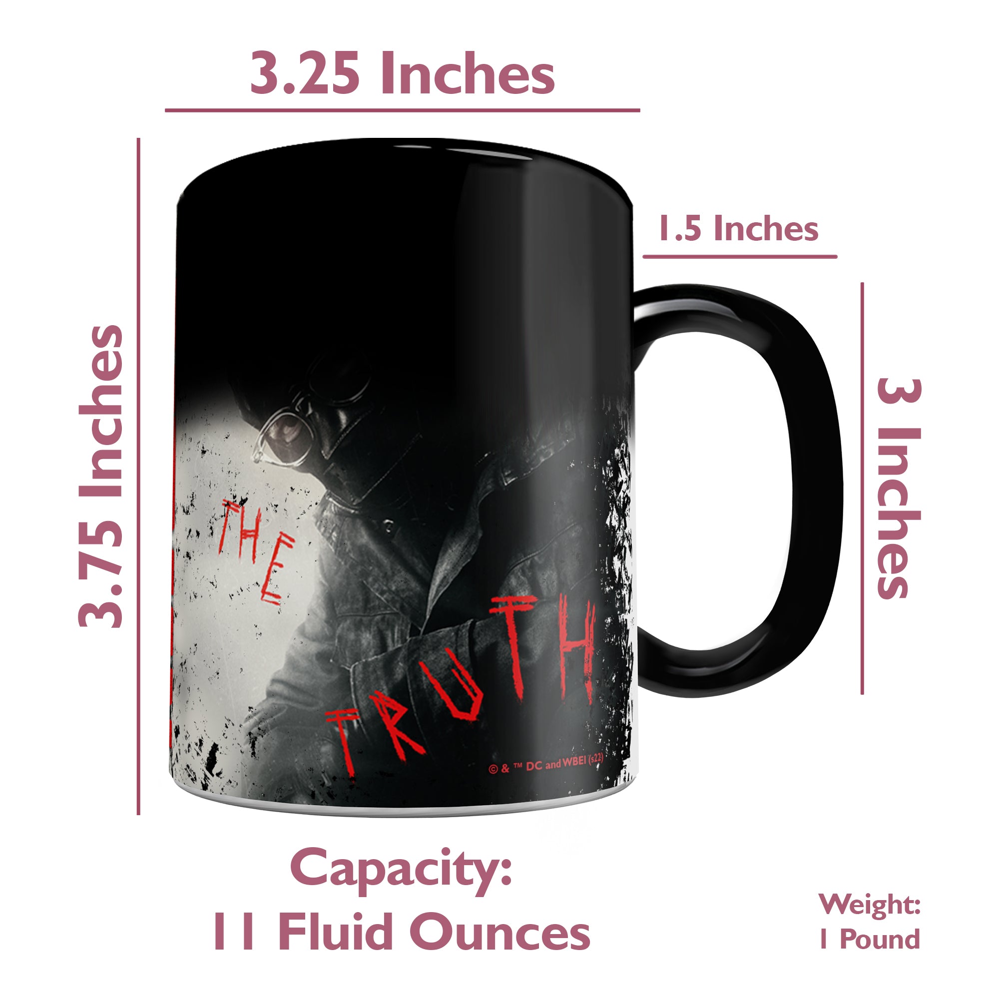 The Batman (Unmask the Truth) Morphing Mugs®  Heat-Sensitive Mug MMUG1437