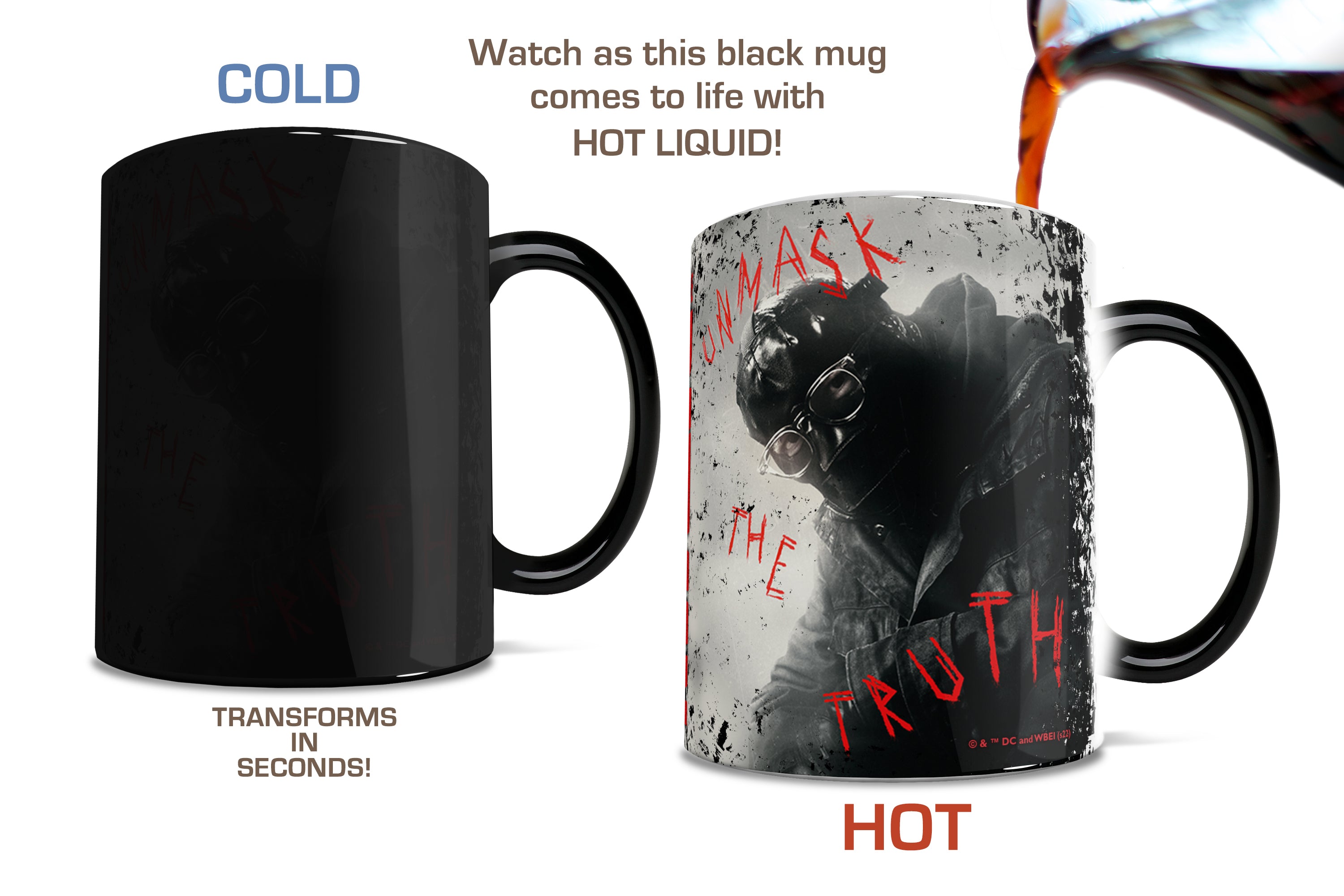 The Batman (Unmask the Truth) Morphing Mugs®  Heat-Sensitive Mug MMUG1437