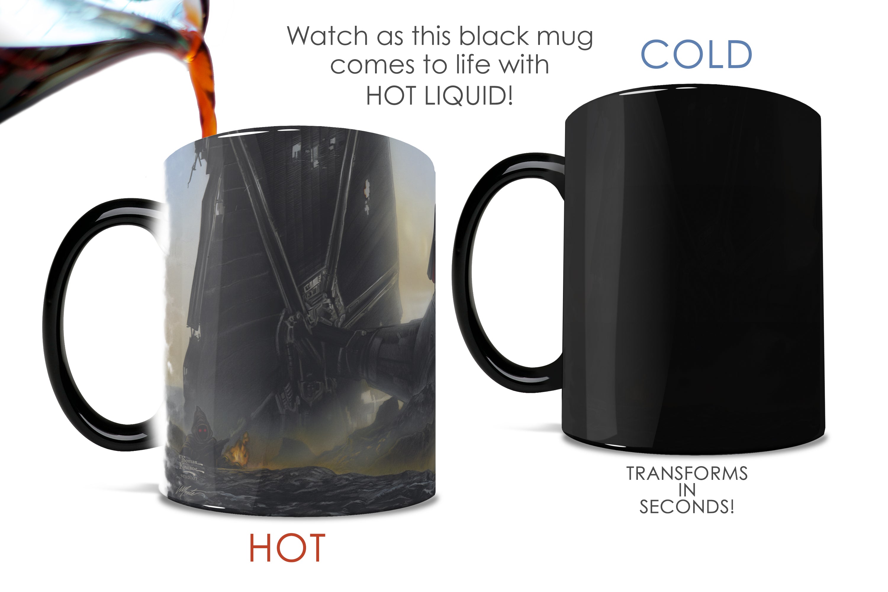 Star Wars (The Mandalorian - Undeterred) Morphing Mugs®  Heat-Sensitive Mug MMUG1444