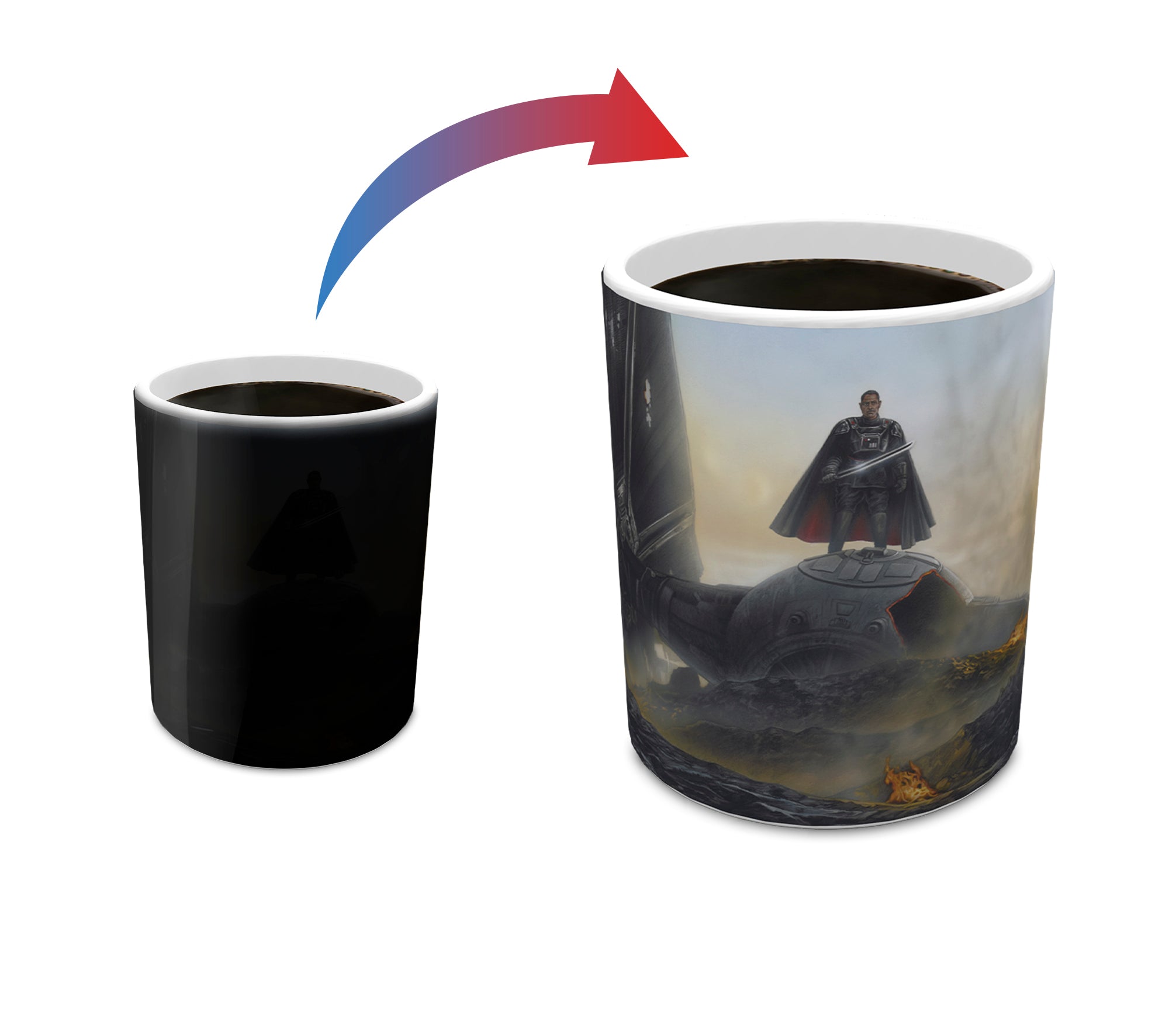 Star Wars (The Mandalorian - Undeterred) Morphing Mugs®  Heat-Sensitive Mug MMUG1444