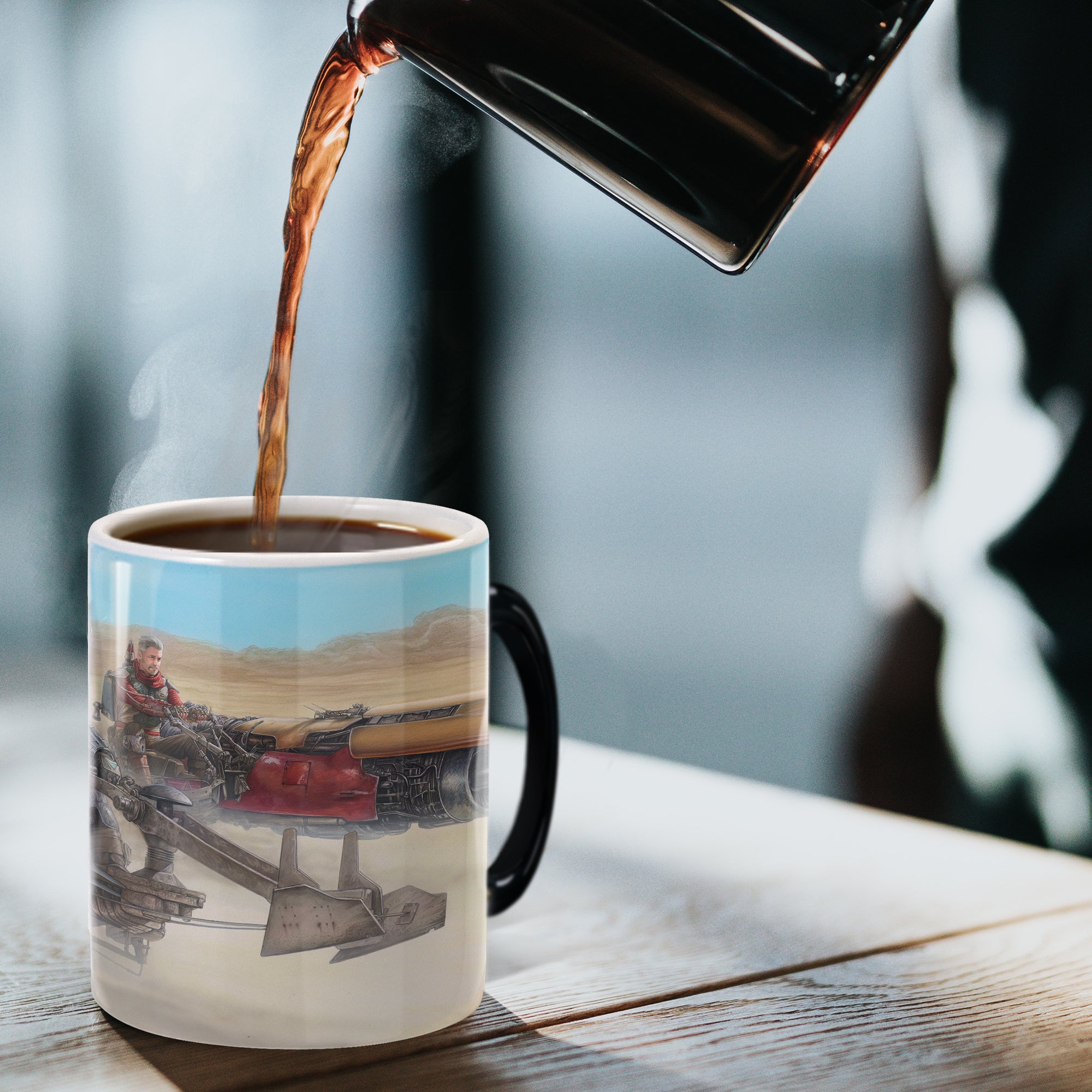 Star Wars (The Mandalorian - The Marshal) Morphing Mugs®  Heat-Sensitive Mug MMUG1445