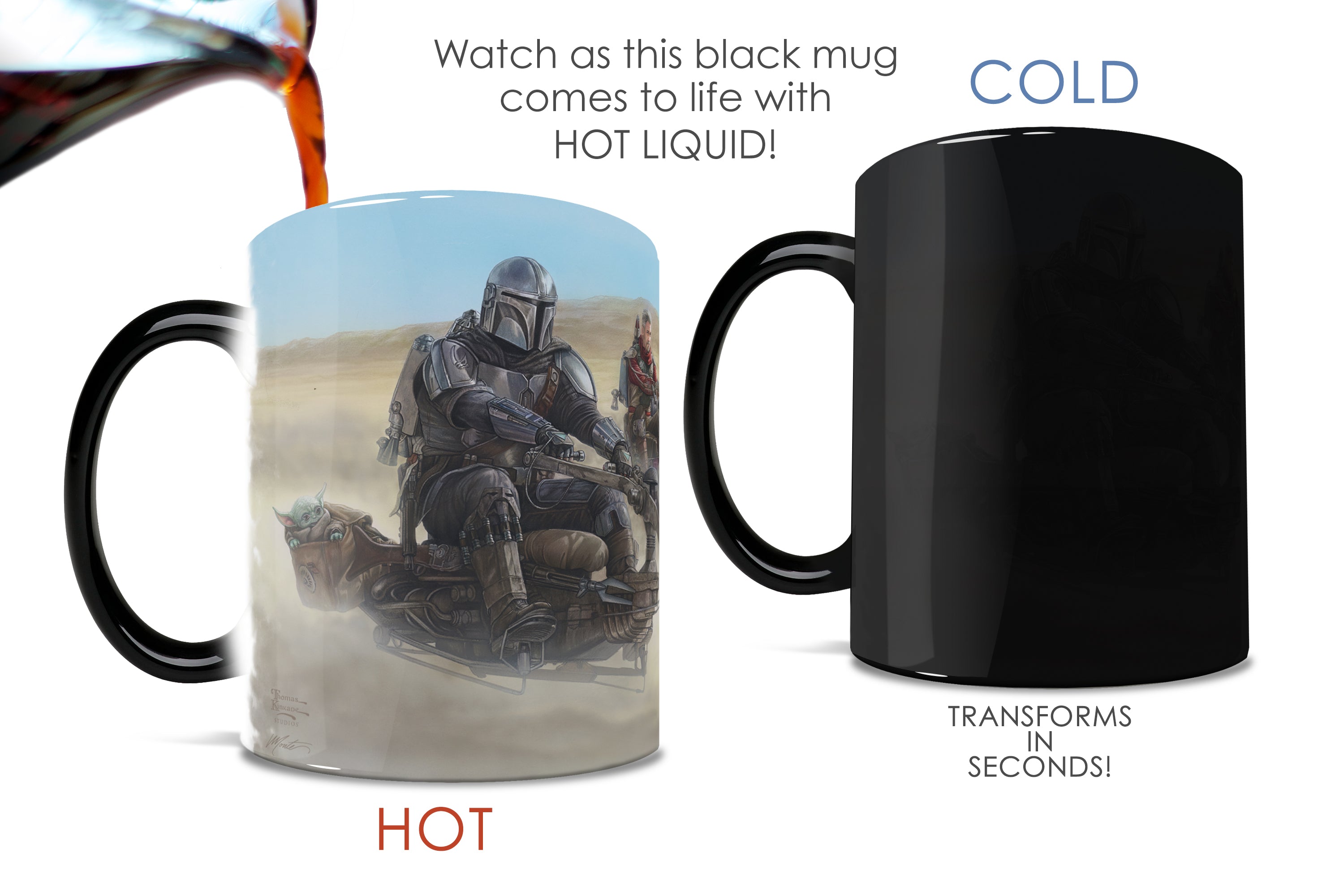 Star Wars (The Mandalorian - The Marshal) Morphing Mugs®  Heat-Sensitive Mug MMUG1445