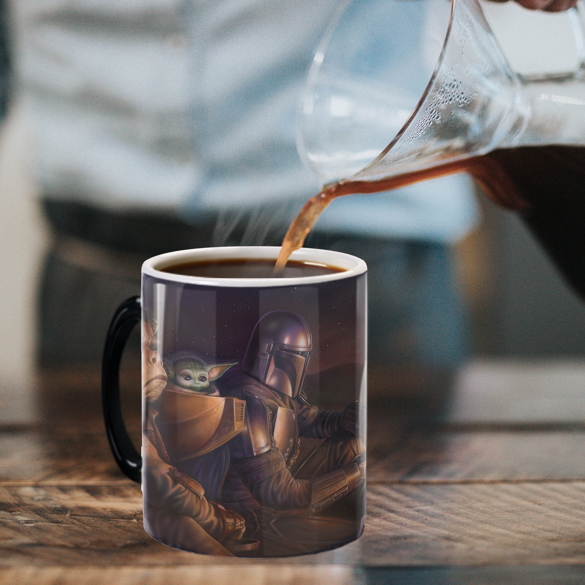 Star Wars (The Mandalorian - Uneasy Alliance) Morphing Mugs®  Heat-Sensitive Mug MMUG1446