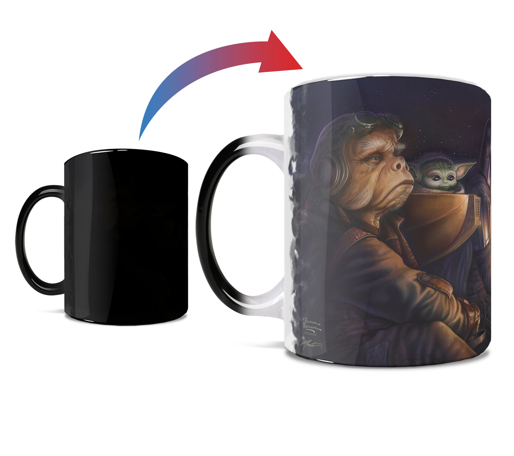 Star Wars (The Mandalorian - Uneasy Alliance) Morphing Mugs®  Heat-Sensitive Mug MMUG1446