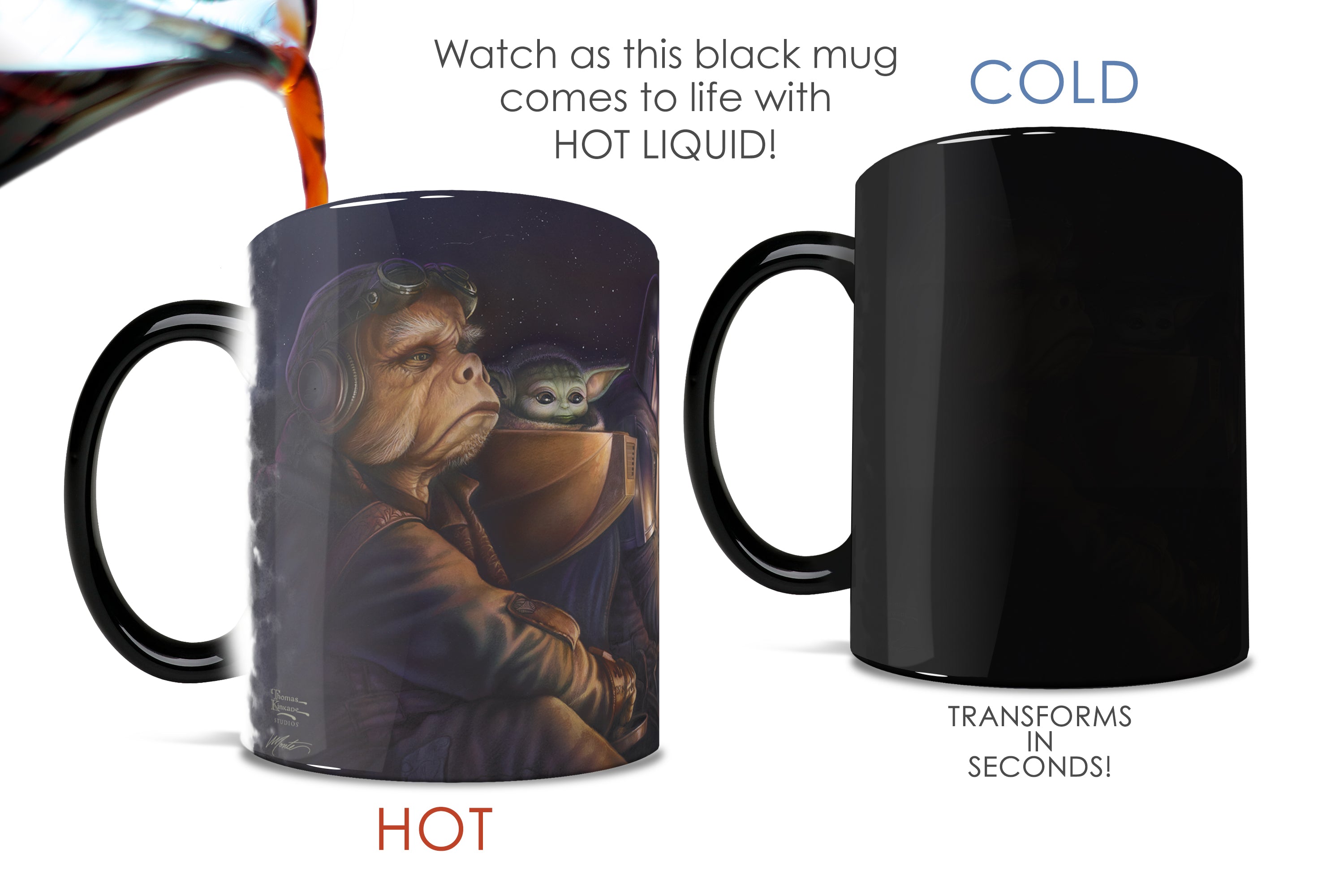 Star Wars (The Mandalorian - Uneasy Alliance) Morphing Mugs®  Heat-Sensitive Mug MMUG1446