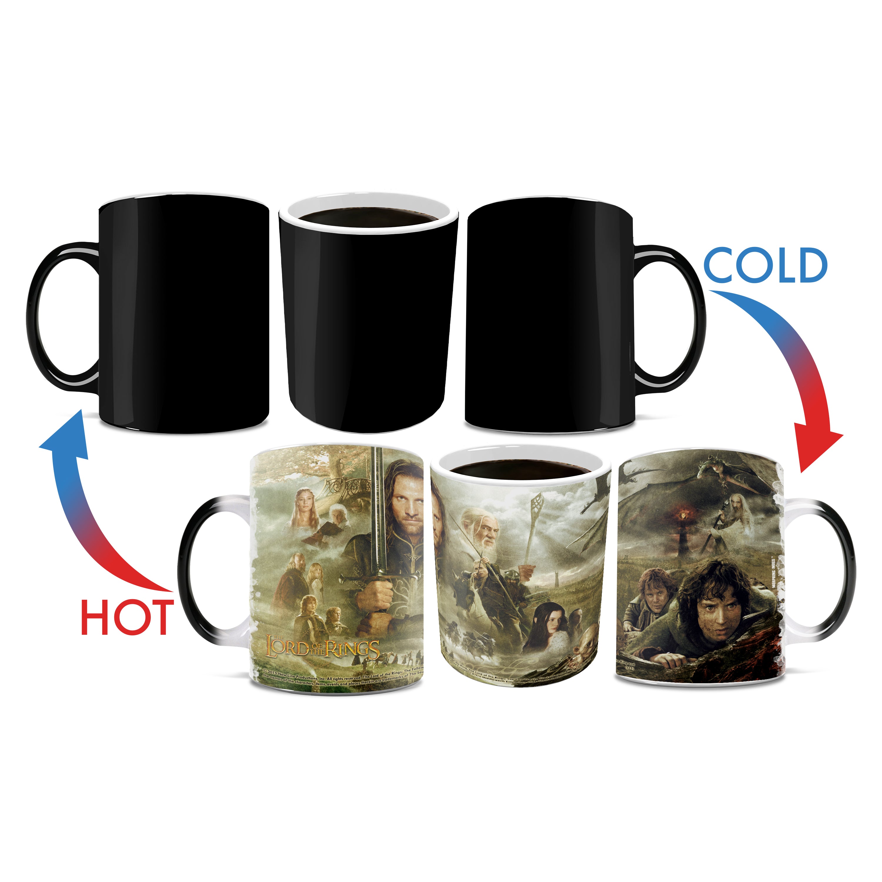 The Lord of the Rings (Collage) Morphing Mugs® Heat-Sensitive Mug MMUG144