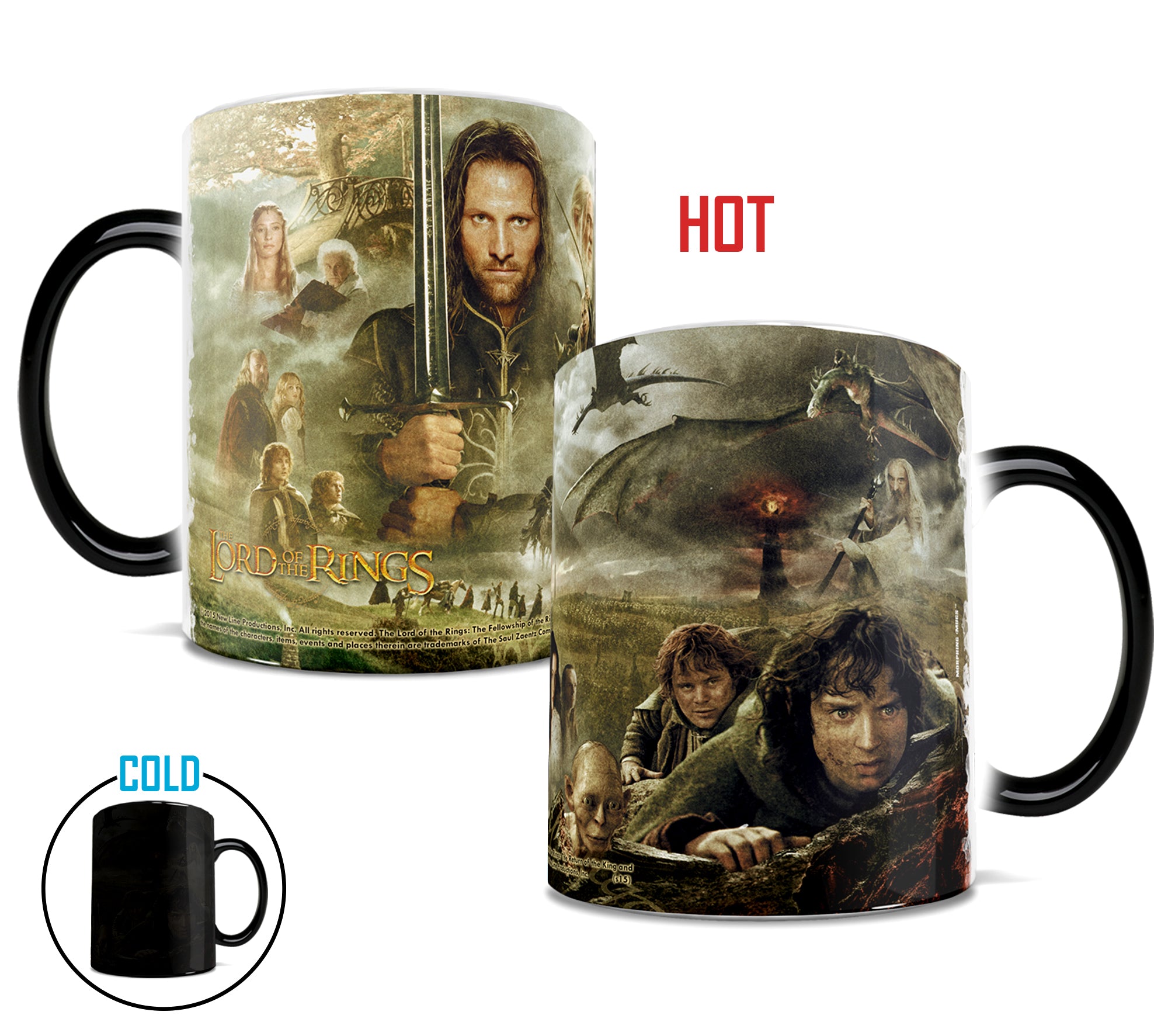 The Lord of the Rings (Collage) Morphing Mugs® Heat-Sensitive Mug MMUG144