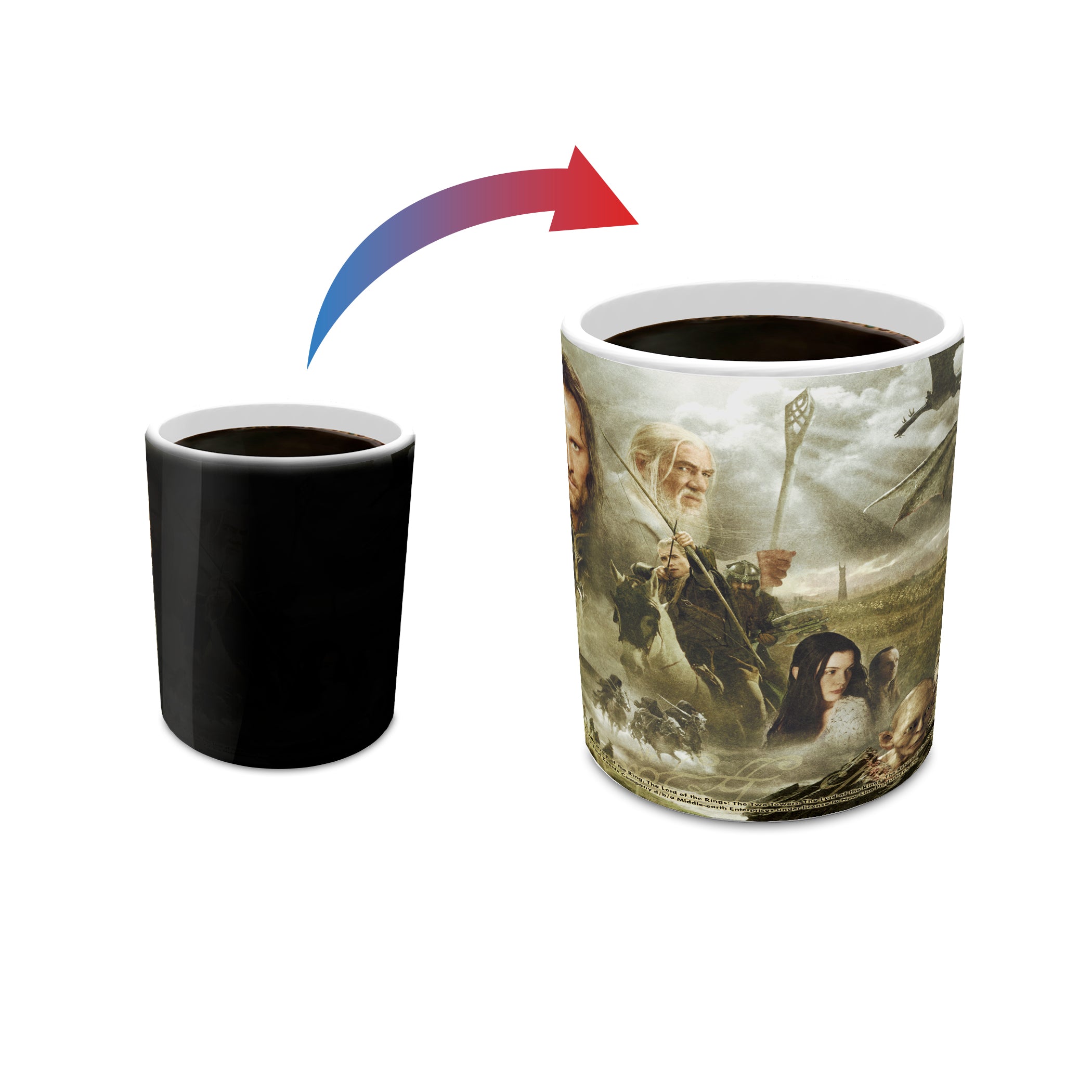 The Lord of the Rings (Collage) Morphing Mugs® Heat-Sensitive Mug MMUG144