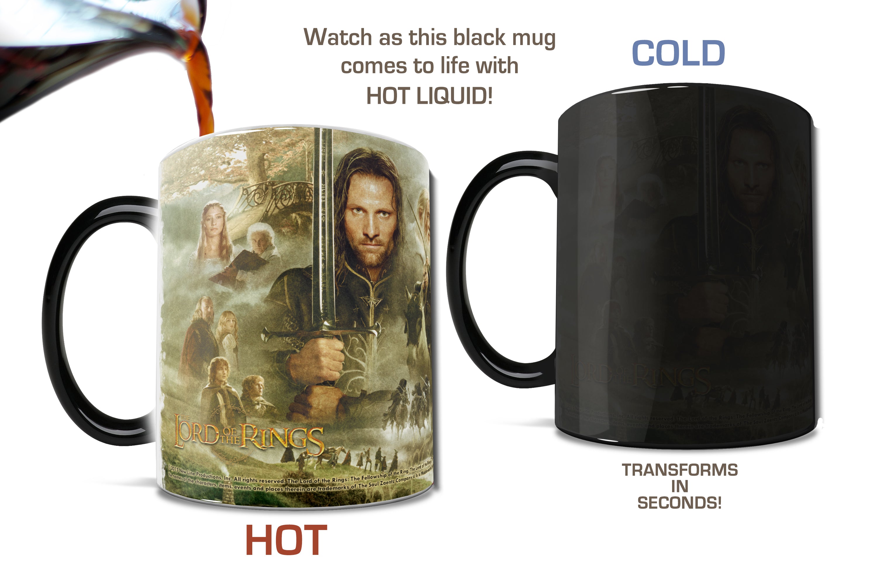 The Lord of the Rings (Collage) Morphing Mugs® Heat-Sensitive Mug MMUG144