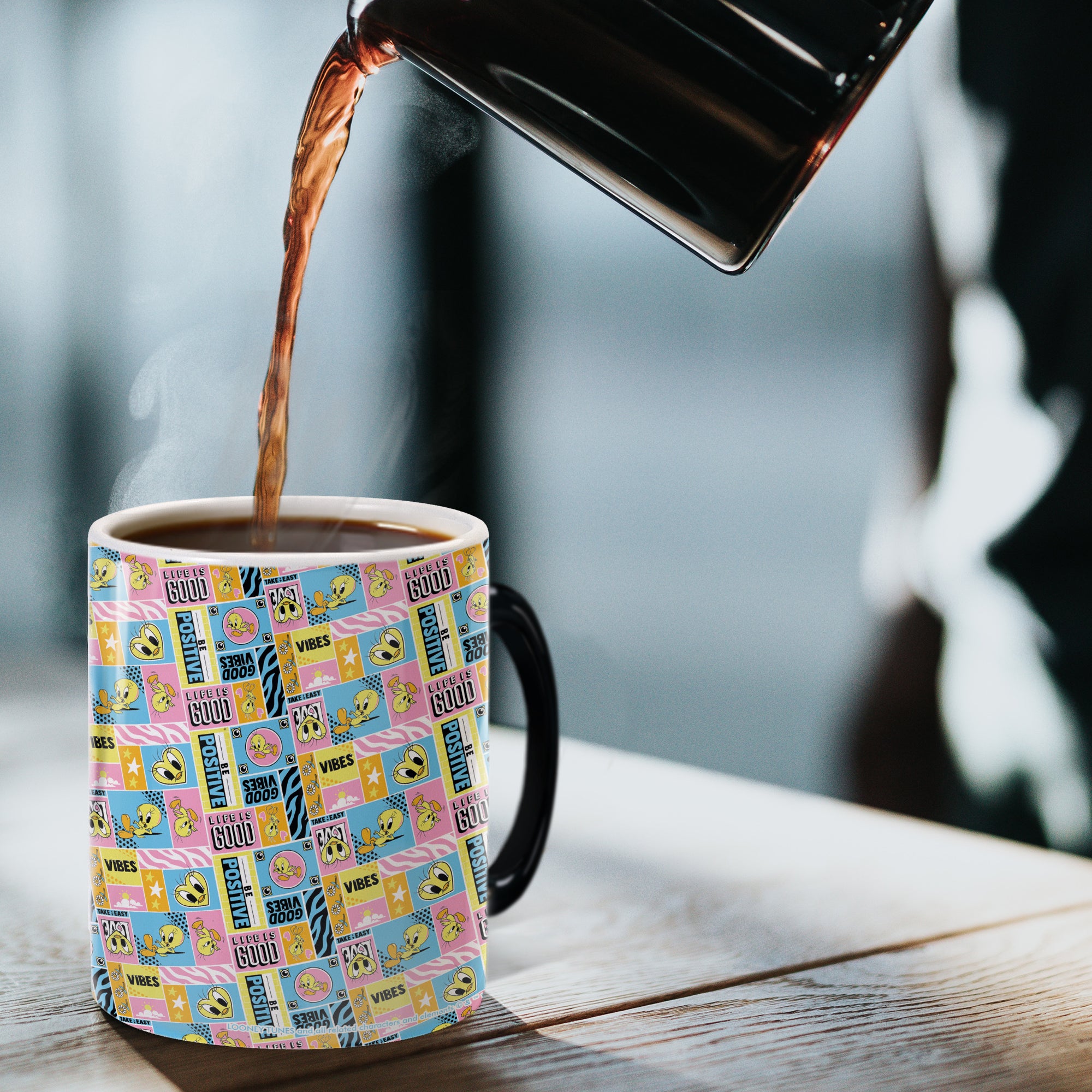 Looney Tunes (Good Vibes Tweety Bird) Morphing Mugs®  Heat-Sensitive Mug MMUG1465