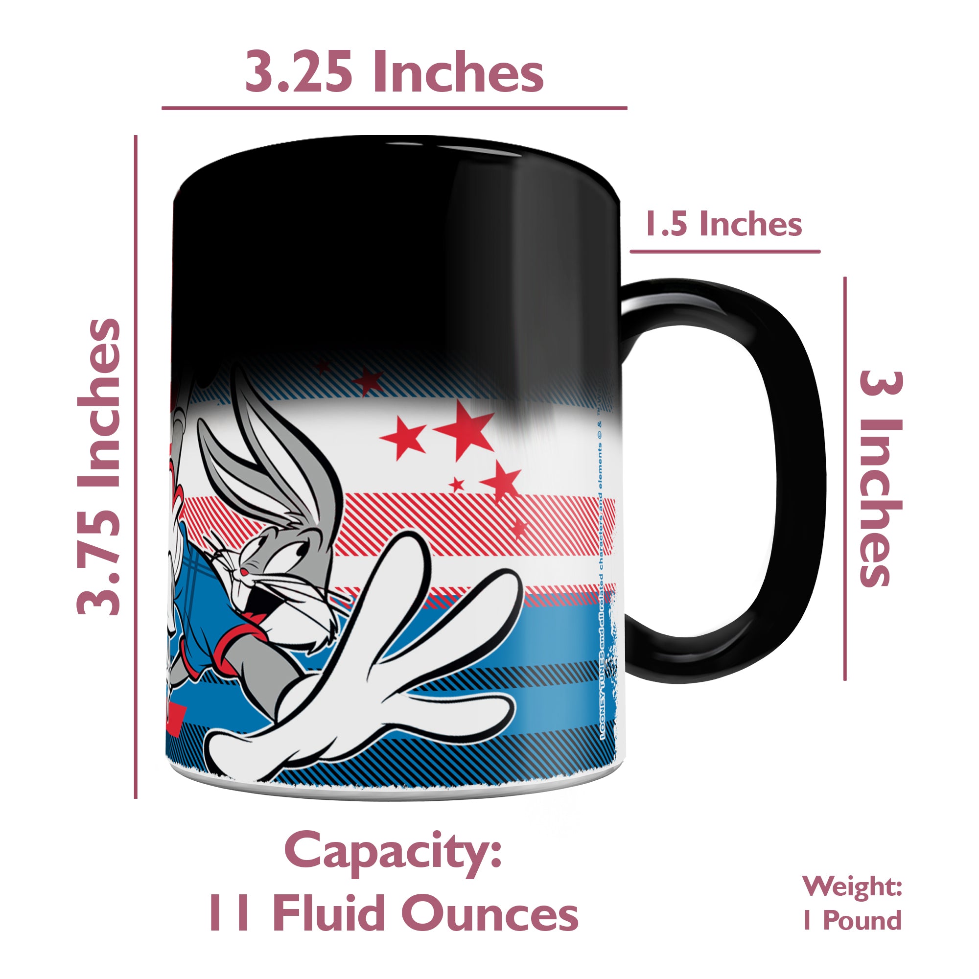 Looney Tunes (Team USA Soccer - Bugs Bunny) Morphing Mugs® Heat-Sensitive Mug MMUG1469