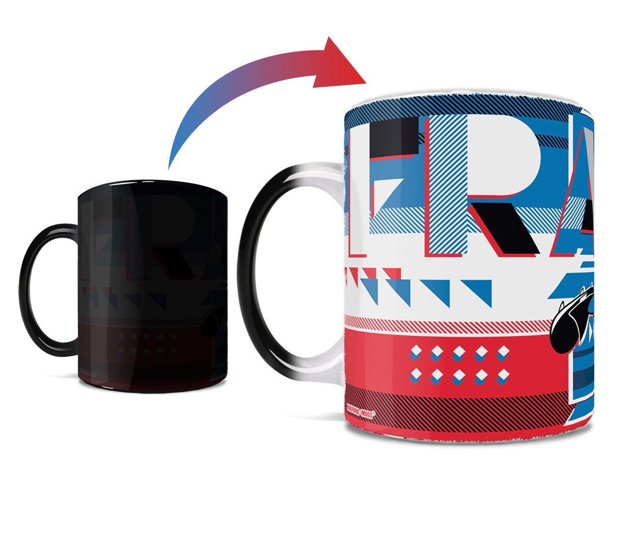 Looney Tunes (Team France Soccer - Bugs Bunny) Morphing Mugs® Heat-Sensitive Mug MMUG1470