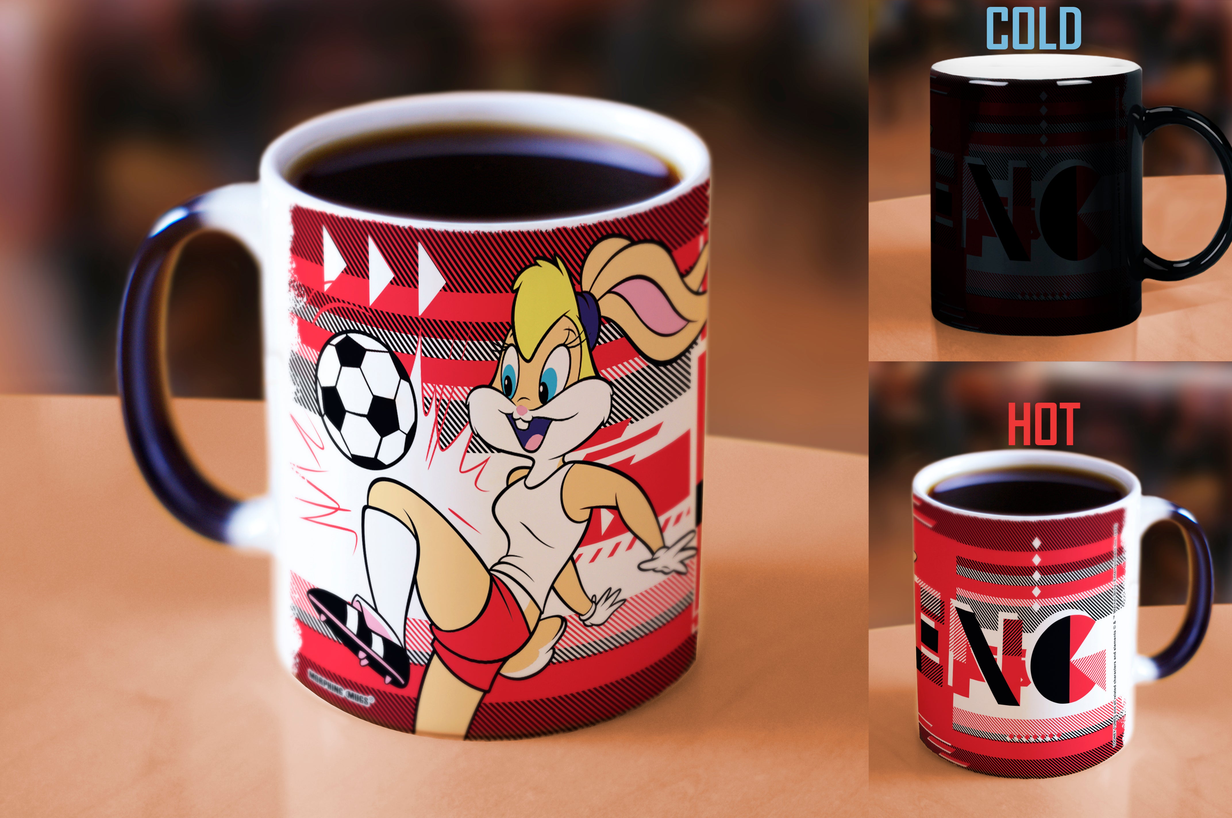 Looney Tunes (Team England Soccer - Lola Bunny) Morphing Mugs® Heat-Sensitive Mug MMUG1471
