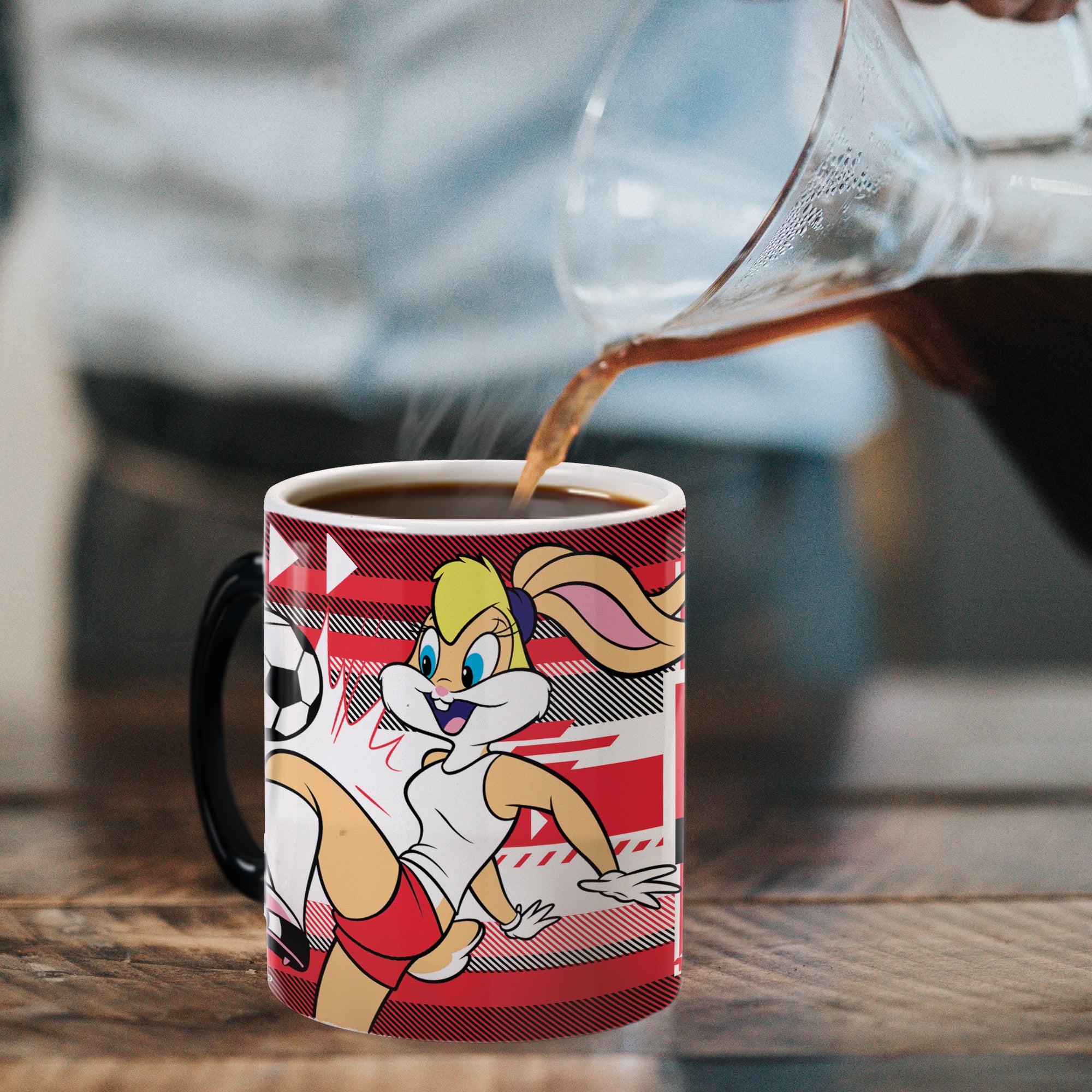 Looney Tunes (Team England Soccer - Lola Bunny) Morphing Mugs® Heat-Sensitive Mug MMUG1471