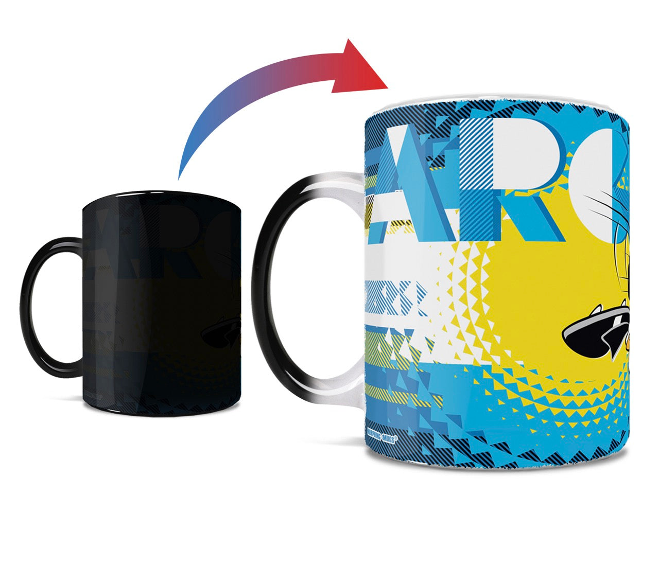 Looney Tunes (Team Argentina Soccer - Daffy Duck) Morphing Mugs® Heat-Sensitive Mug MMUG1474
