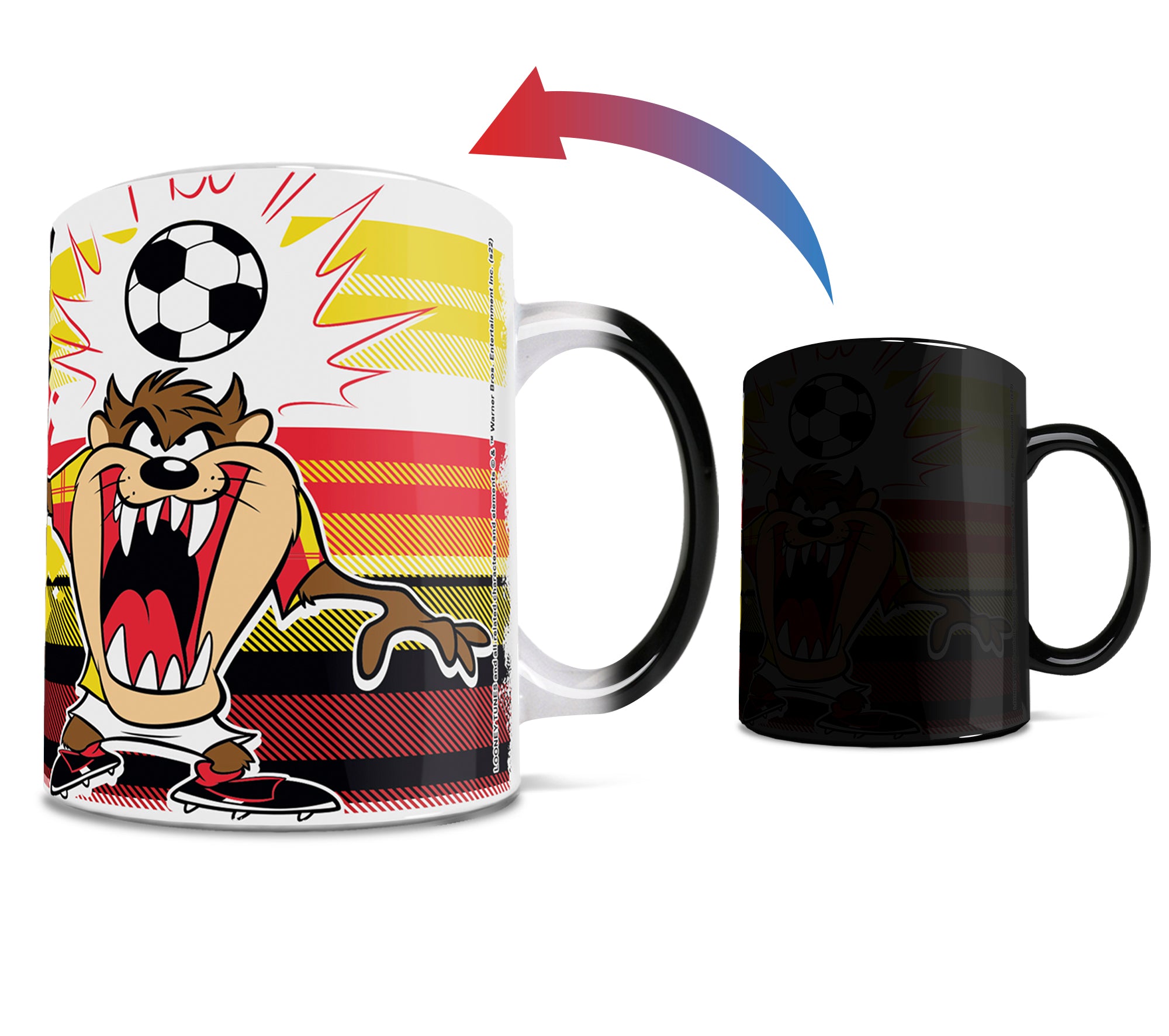 Looney Tunes (Team Germany Soccer - Taz) Morphing Mugs® Heat-Sensitive Mug MMUG1475