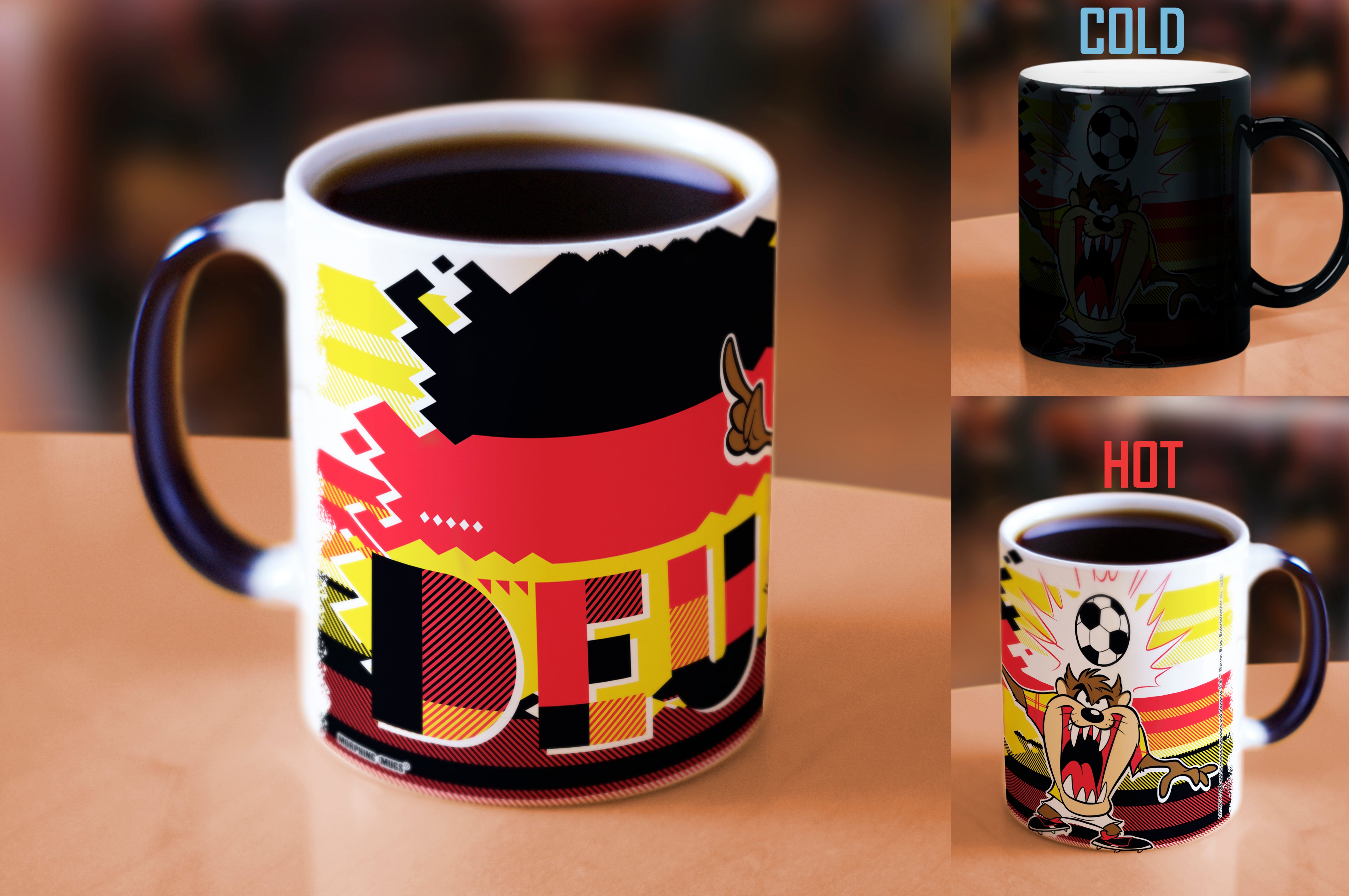 Looney Tunes (Team Germany Soccer - Taz) Morphing Mugs® Heat-Sensitive Mug MMUG1475