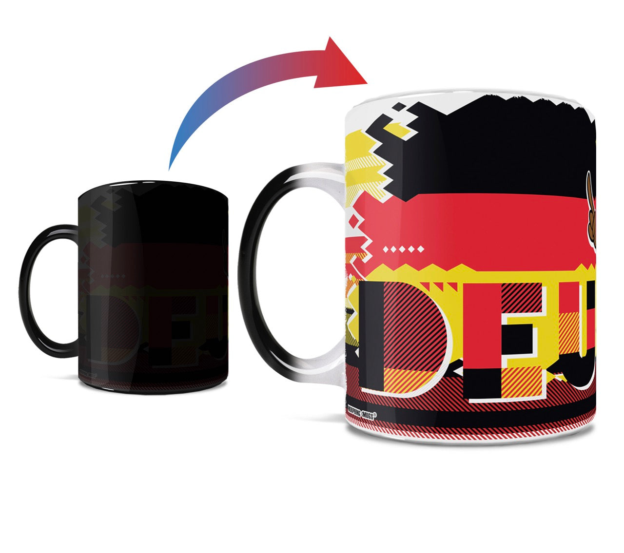 Looney Tunes (Team Germany Soccer - Taz) Morphing Mugs® Heat-Sensitive Mug MMUG1475