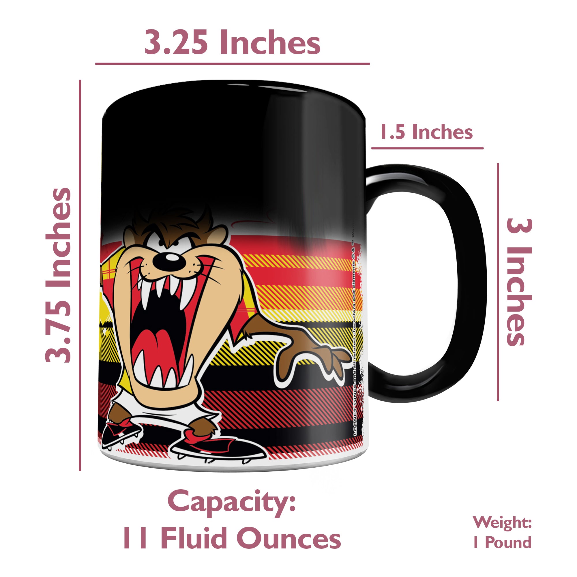 Looney Tunes (Team Germany Soccer - Taz) Morphing Mugs® Heat-Sensitive Mug MMUG1475