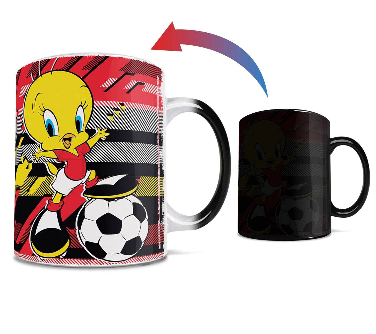 Looney Tunes (Team Spain Soccer - Tweety Bird) Morphing Mugs® Heat-Sensitive Mug MMUG1477