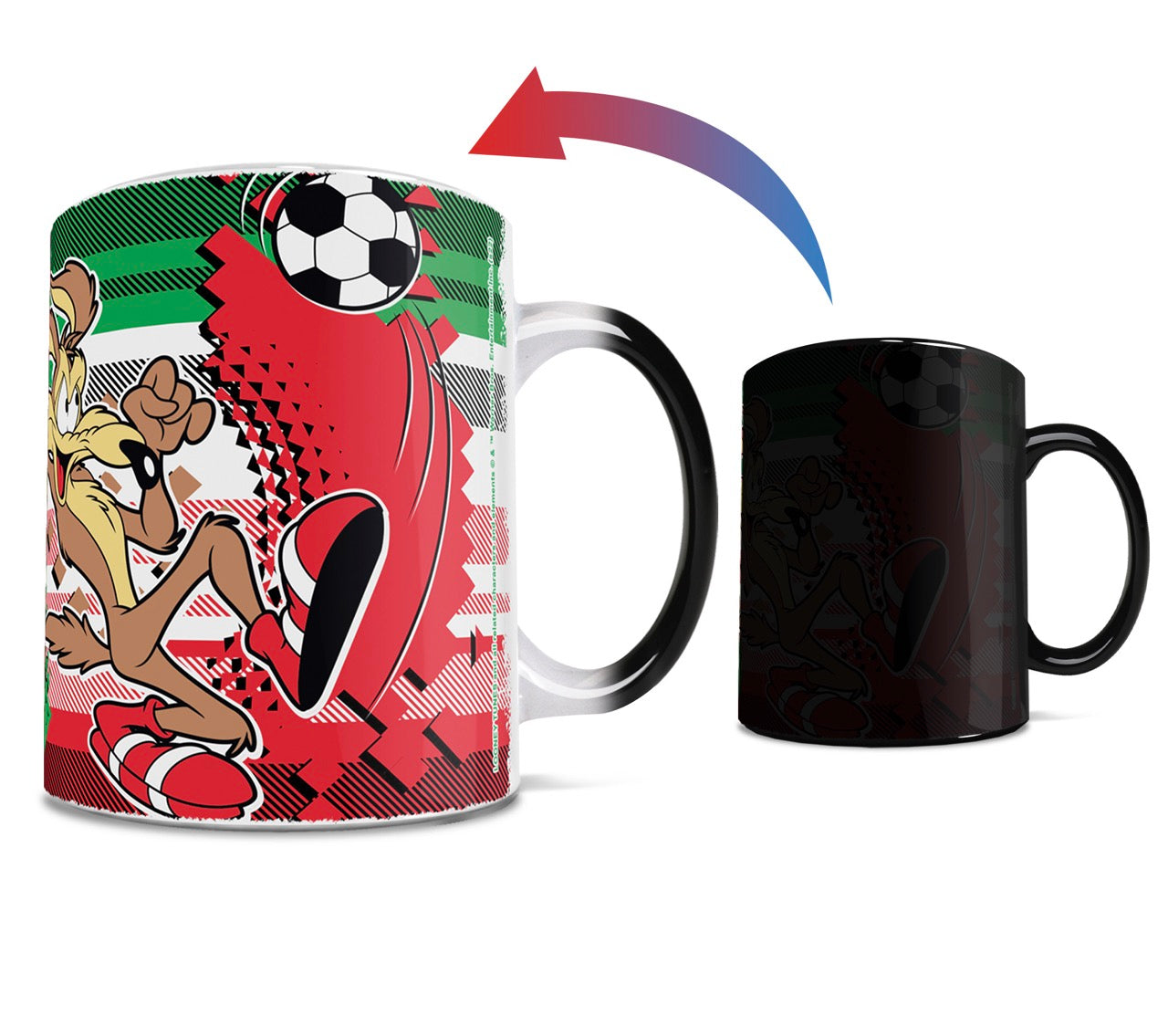 Looney Tunes (Team Mexico Soccer - Wile E. Coyote) Morphing Mugs® Heat-Sensitive Mug MMUG1478