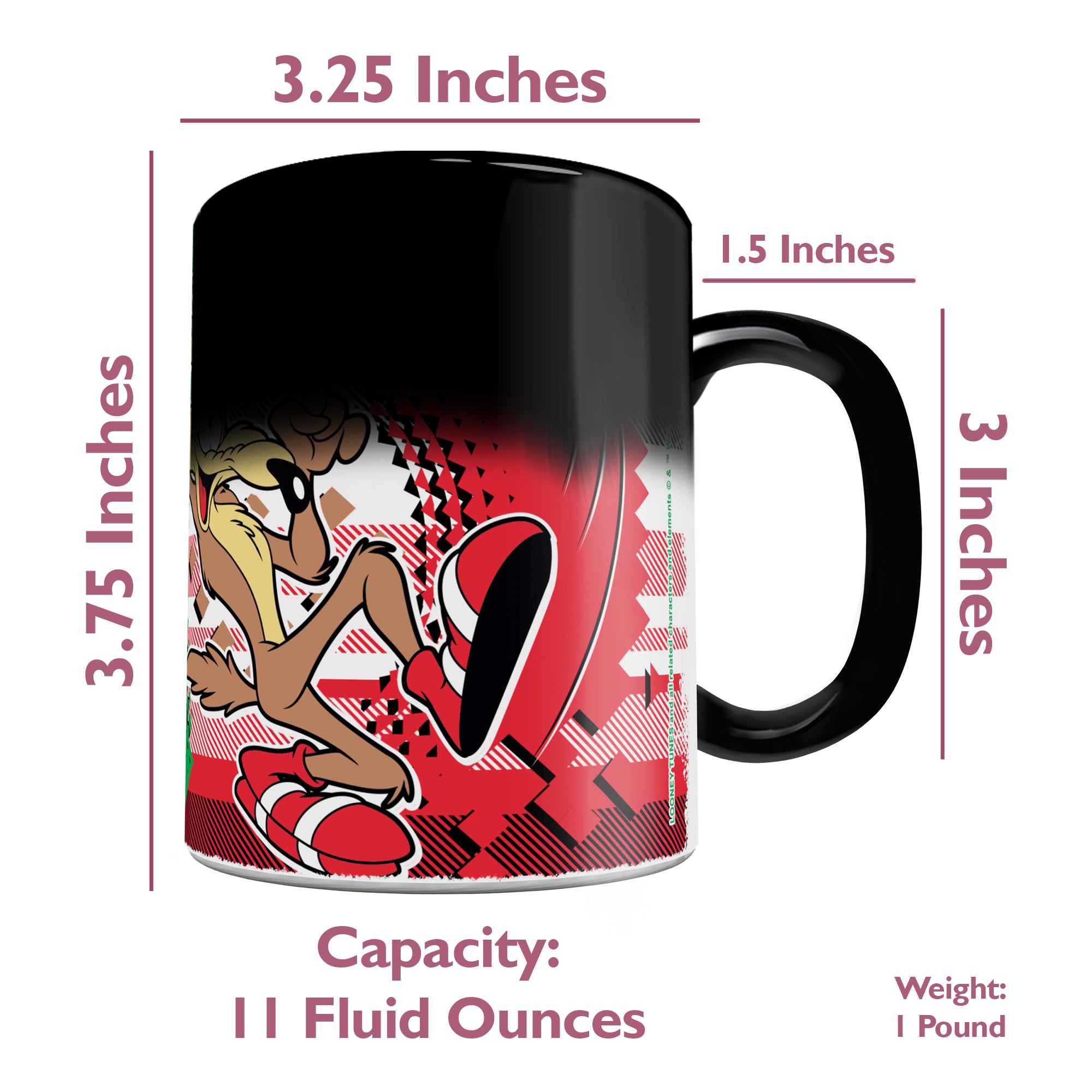 Looney Tunes (Team Mexico Soccer - Wile E. Coyote) Morphing Mugs® Heat-Sensitive Mug MMUG1478