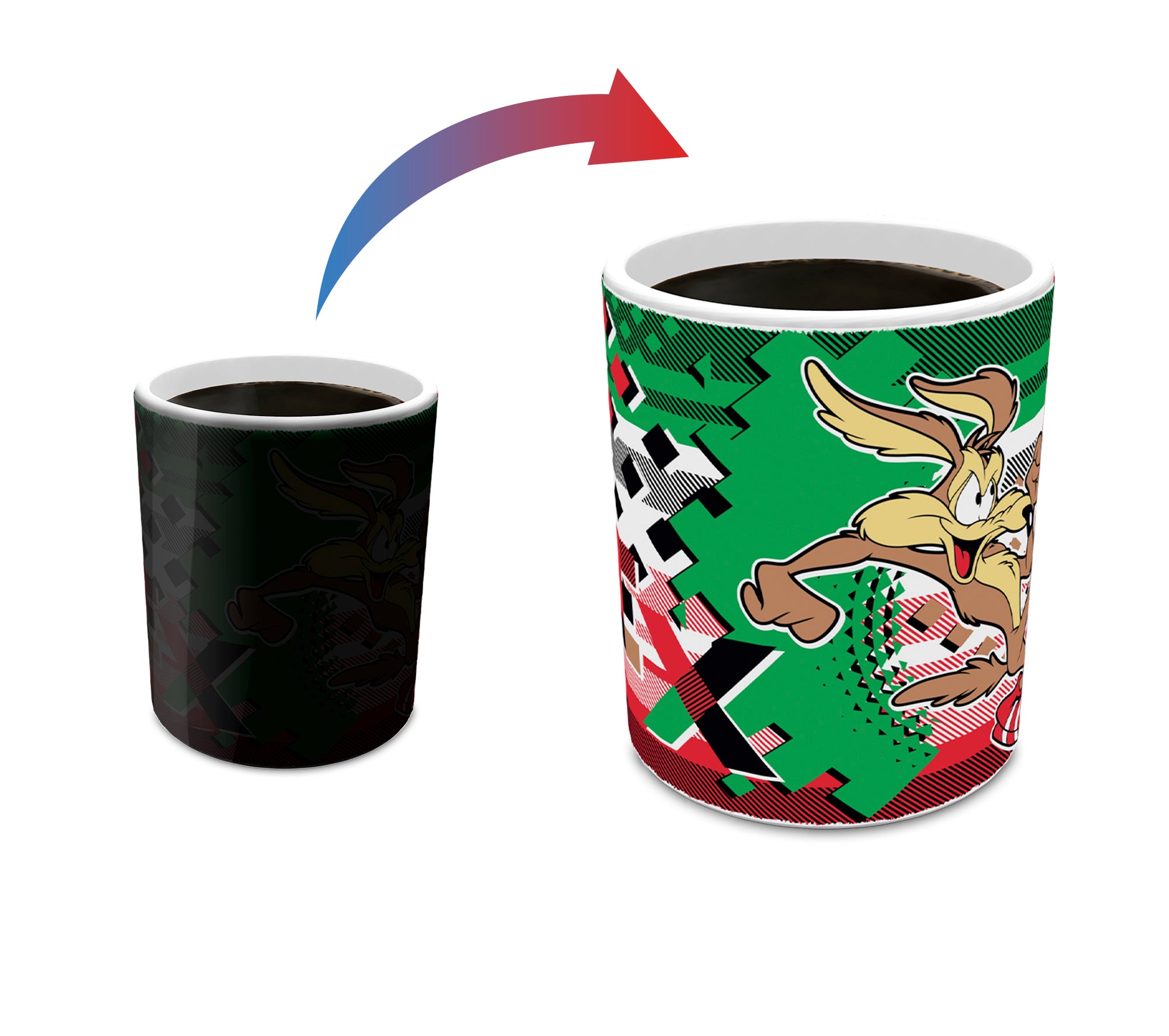 Looney Tunes (Team Mexico Soccer - Wile E. Coyote) Morphing Mugs® Heat-Sensitive Mug MMUG1478