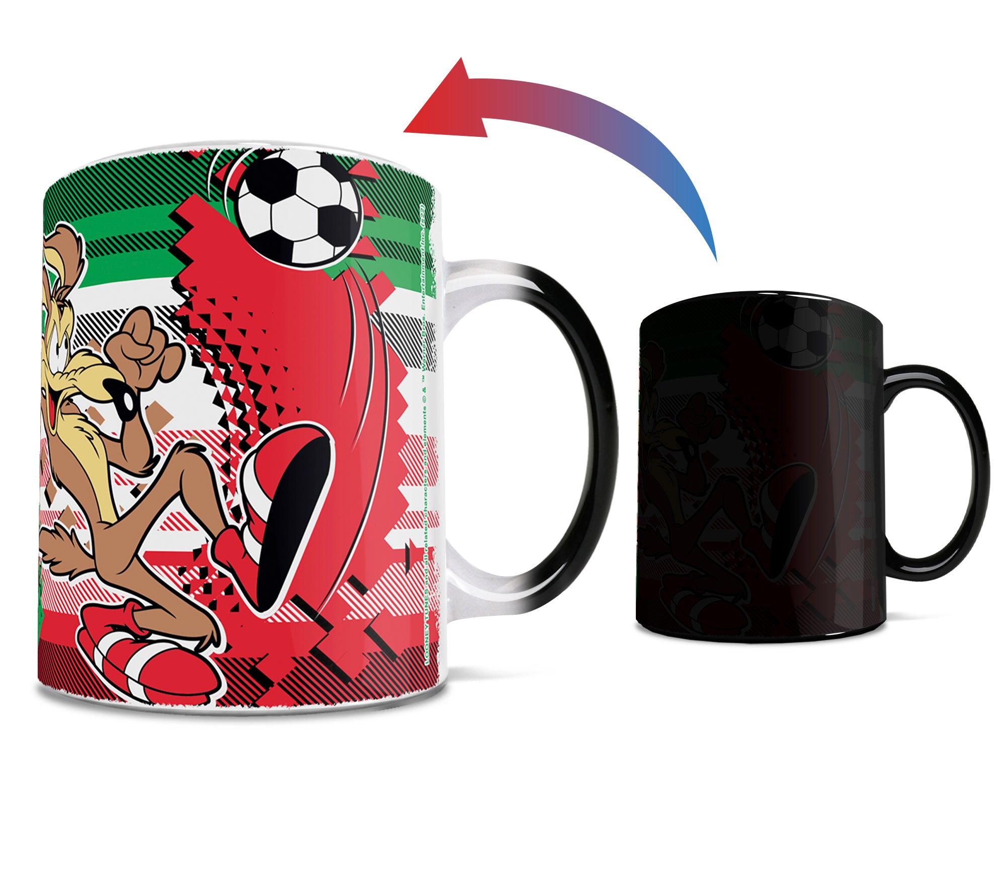 Looney Tunes (Team Mexico Soccer - Wile E. Coyote) Morphing Mugs® Heat-Sensitive Mug MMUG1478