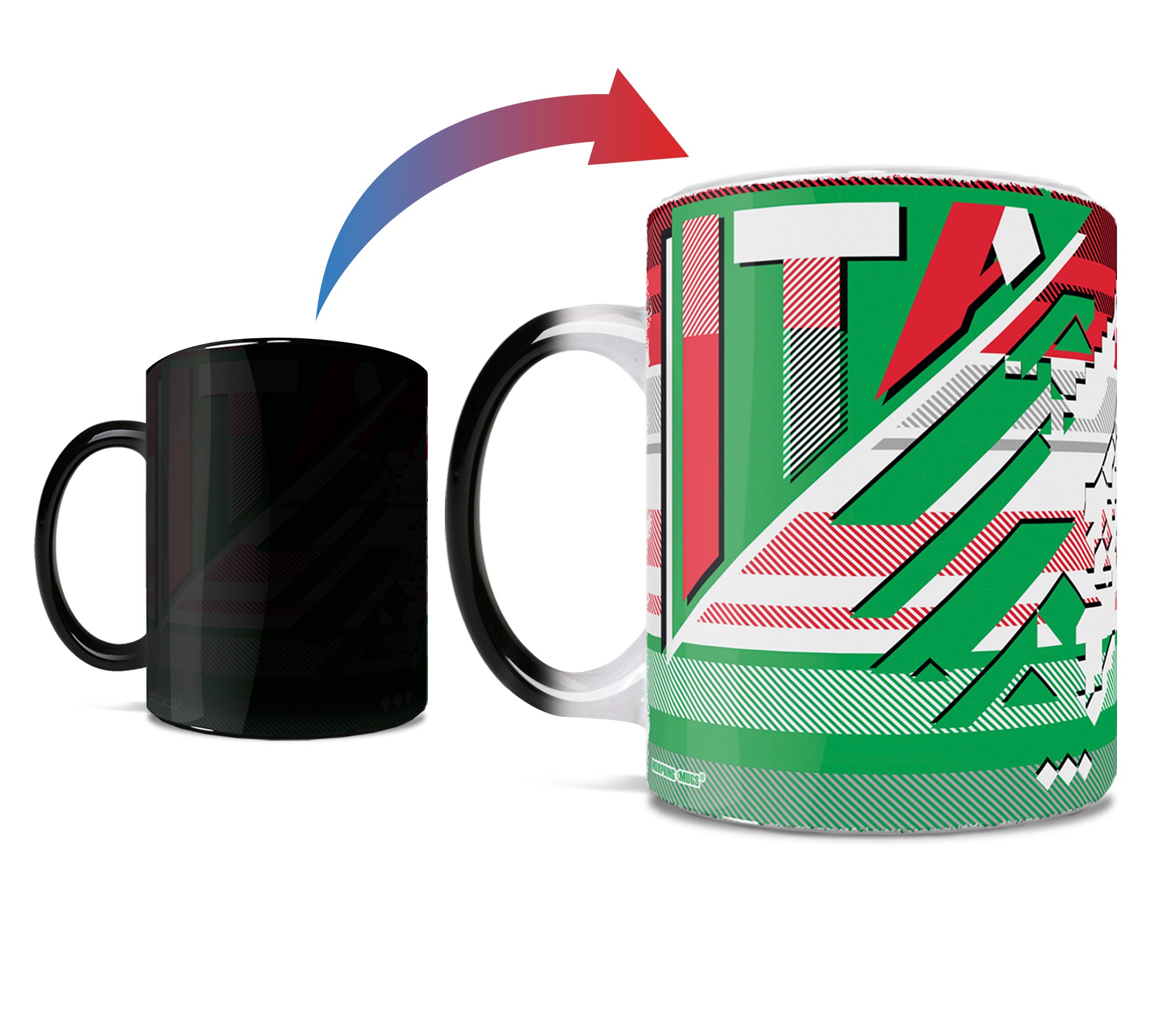 Looney Tunes (Team Italy Soccer - Sylvester) Morphing Mugs® Heat-Sensitive Mug MMUG1479