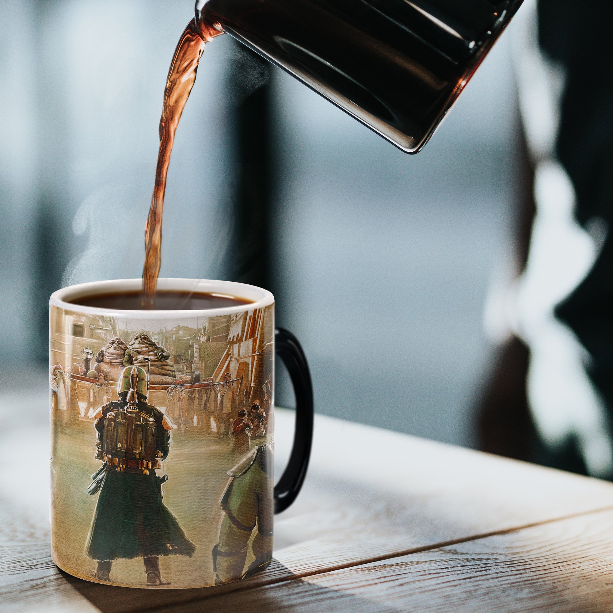 Star Wars (The Mandalorian - A New Challenge) Morphing Mugs®  Heat-Sensitive Mug MMUG1482