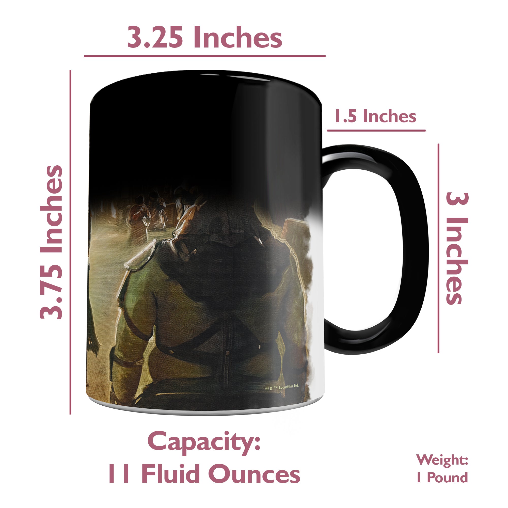 Star Wars (The Mandalorian - A New Challenge) Morphing Mugs®  Heat-Sensitive Mug MMUG1482