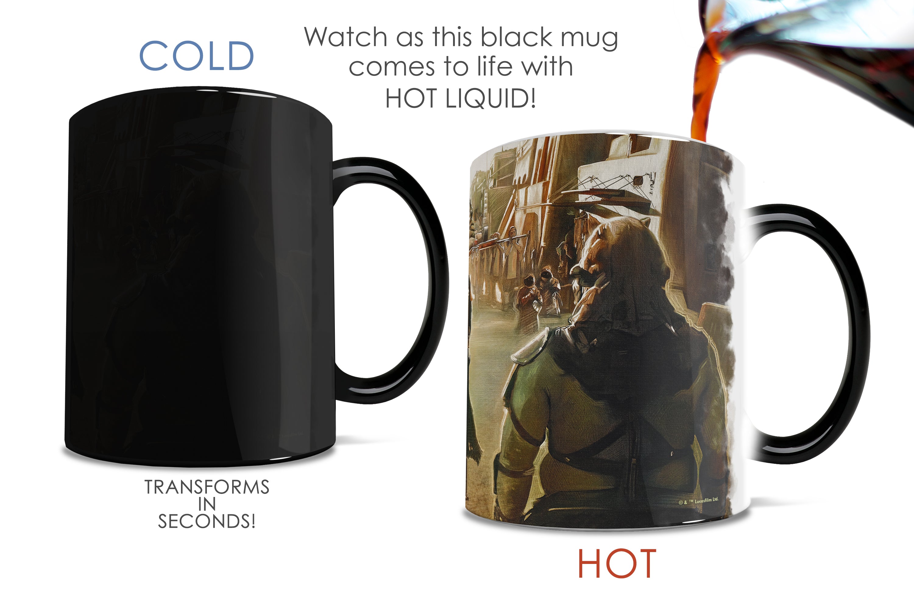 Star Wars (The Mandalorian - A New Challenge) Morphing Mugs®  Heat-Sensitive Mug MMUG1482