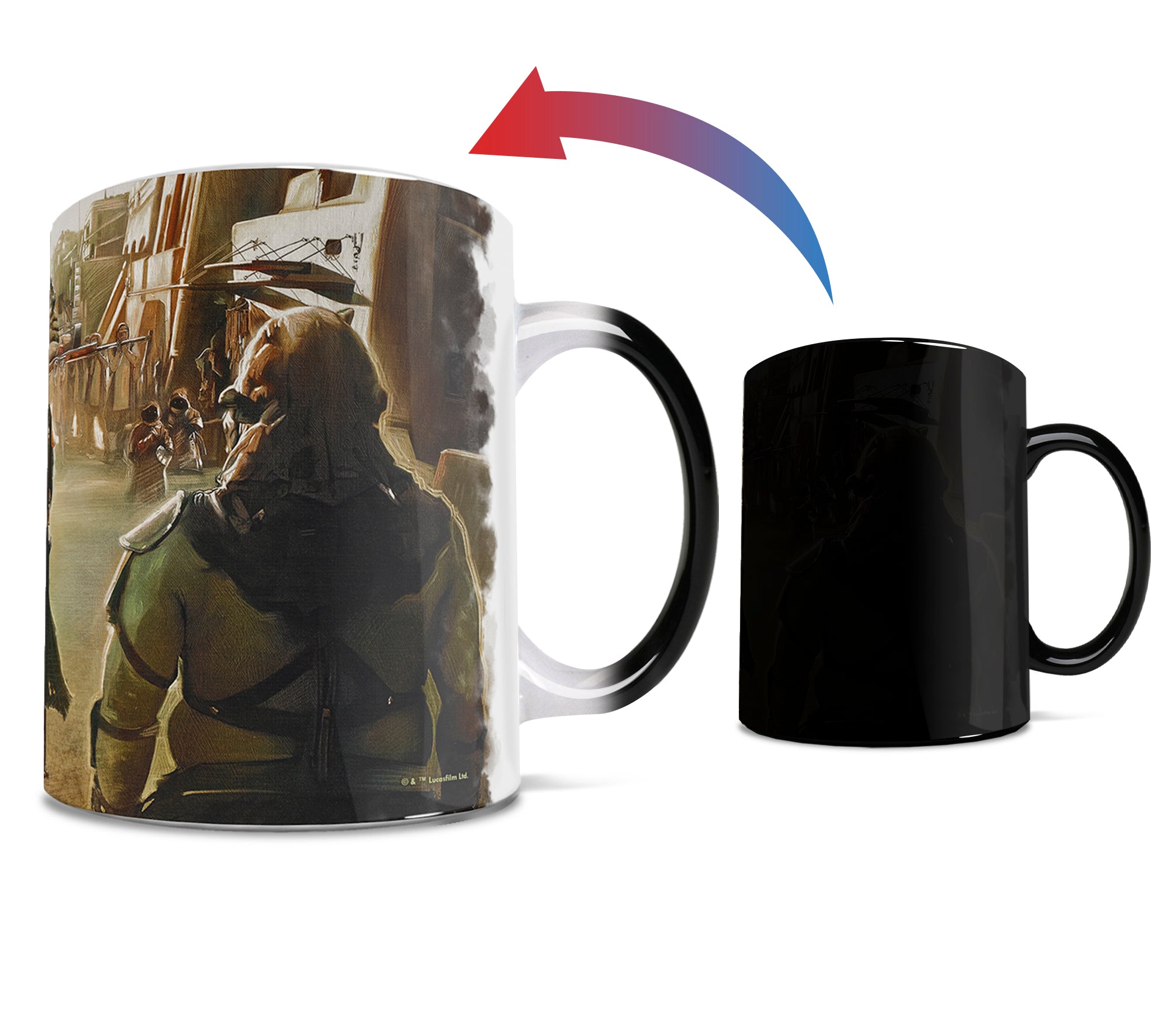 Star Wars (The Mandalorian - A New Challenge) Morphing Mugs®  Heat-Sensitive Mug MMUG1482