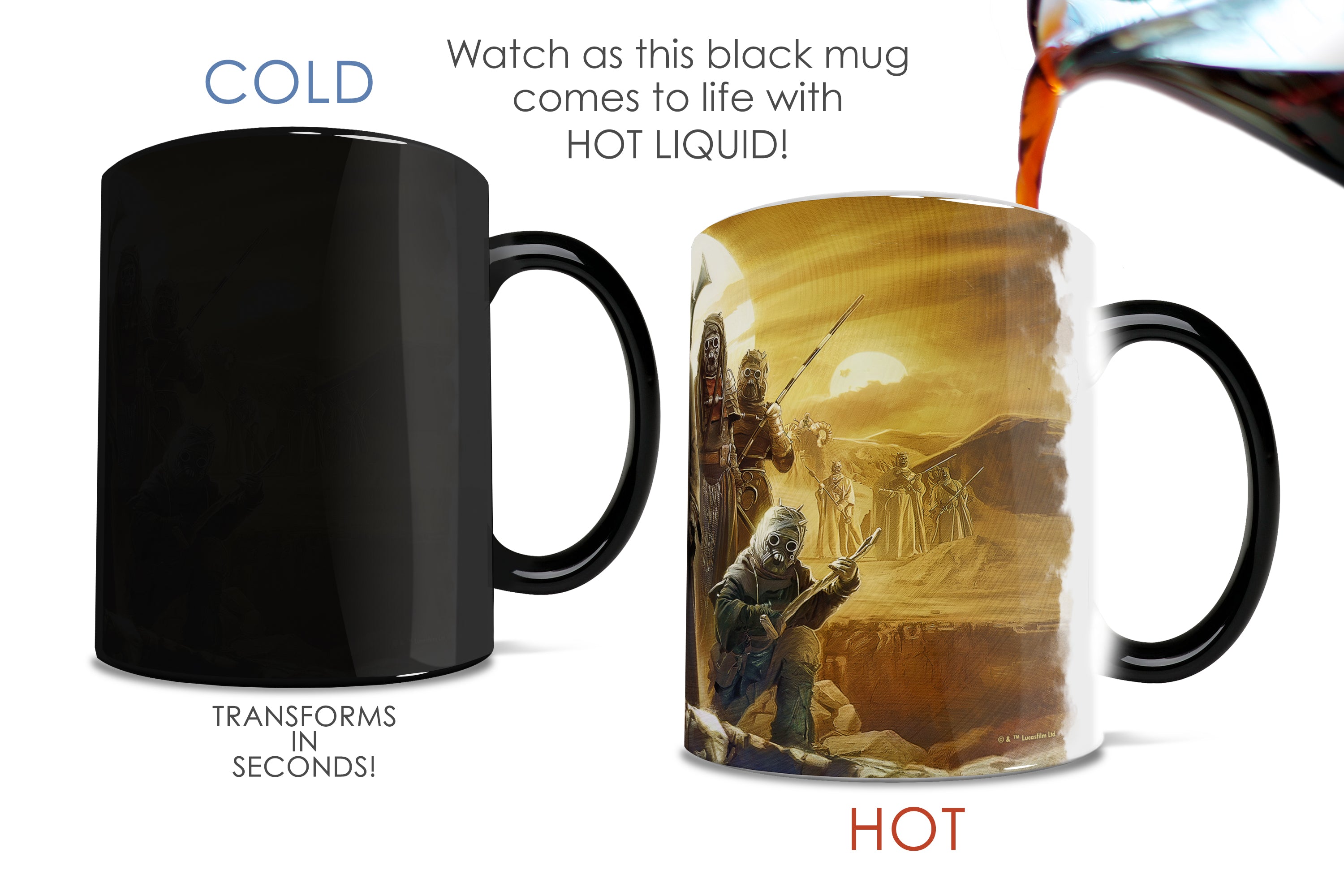 Star Wars (The Book of Boba Fett - Tusken Raiders) Morphing Mugs®  Heat-Sensitive Mug MMUG1483