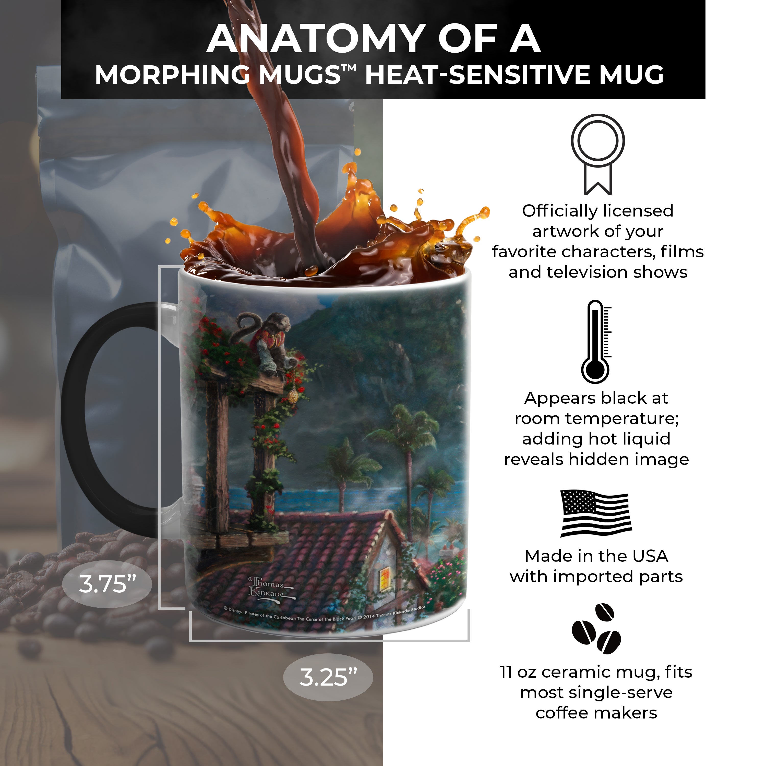 Disney (Pirates of the Caribbean) Morphing Mugs® Heat-Sensitive Mug MMUG149