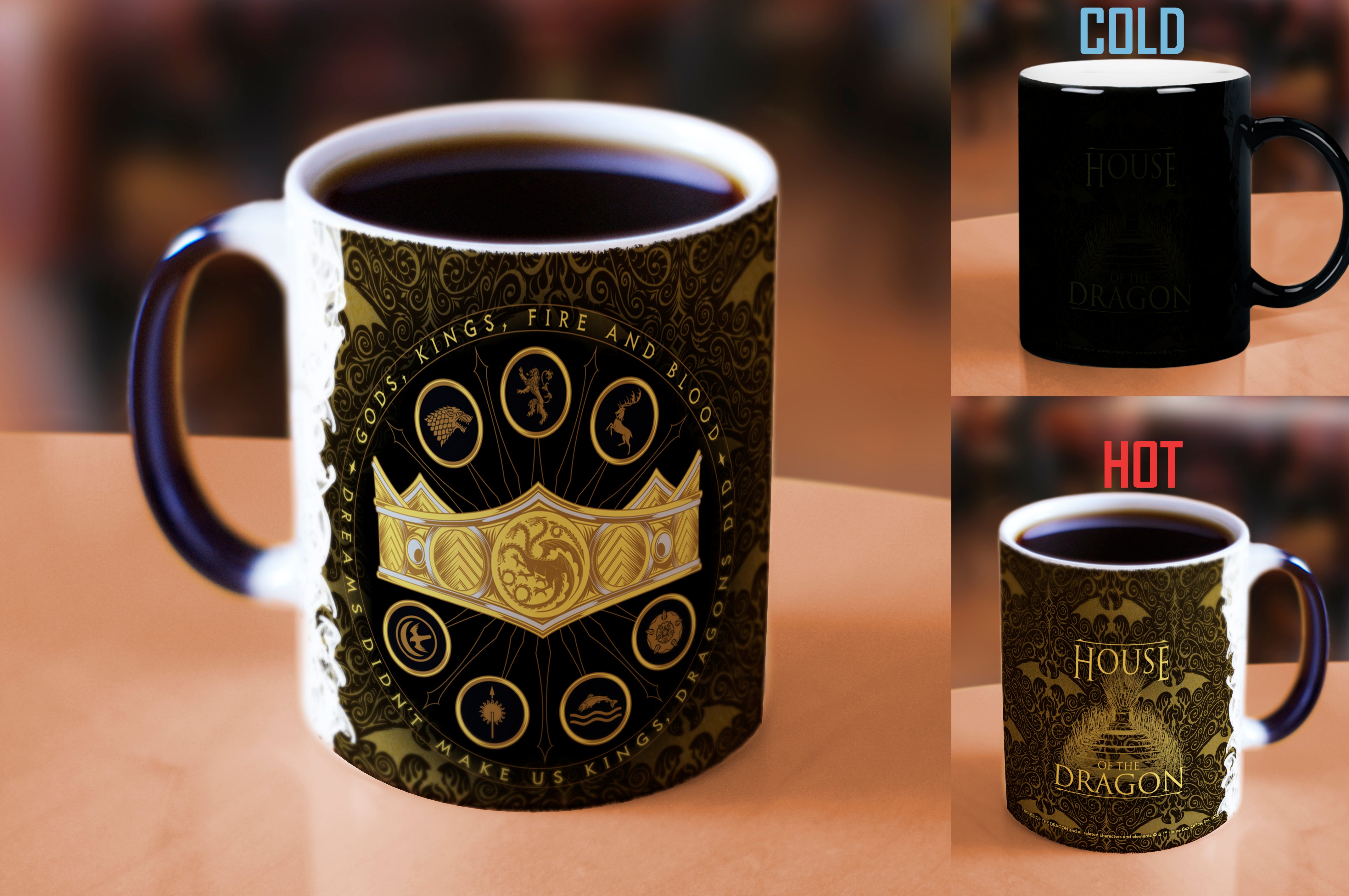 House of the Dragon (Gods, Kings, Fire and Blood) Morphing Mugs® Heat-Sensitive Mug MMUG1508