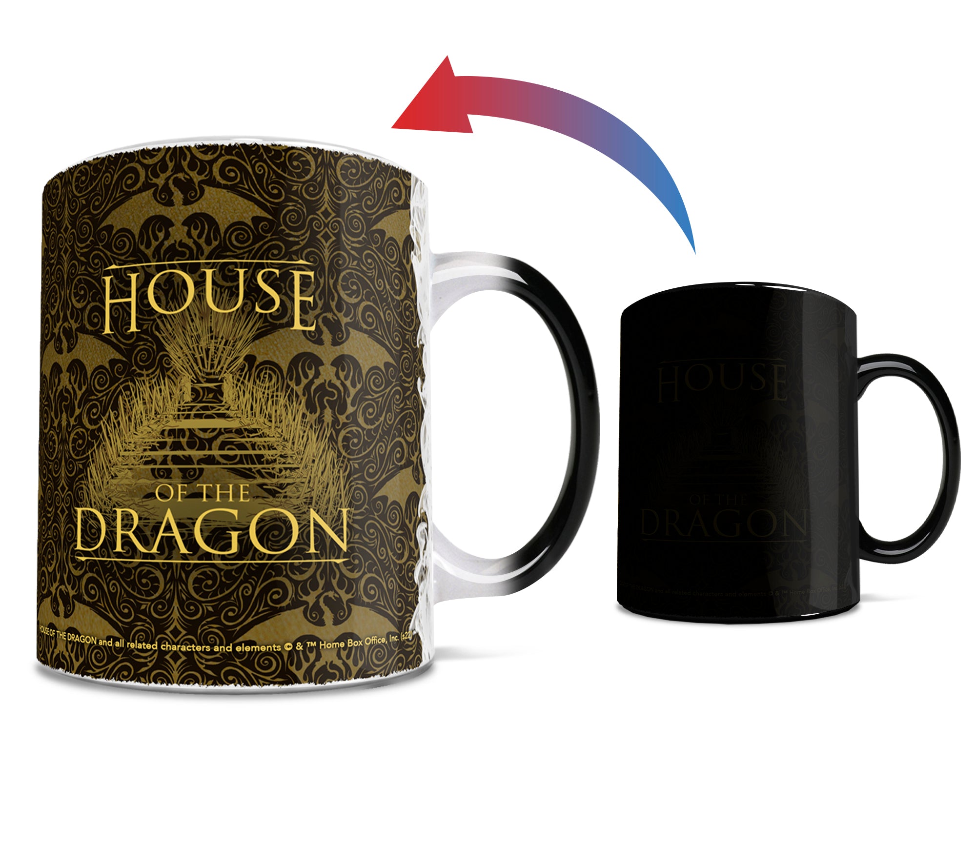 House of the Dragon (Gods, Kings, Fire and Blood) Morphing Mugs® Heat-Sensitive Mug MMUG1508