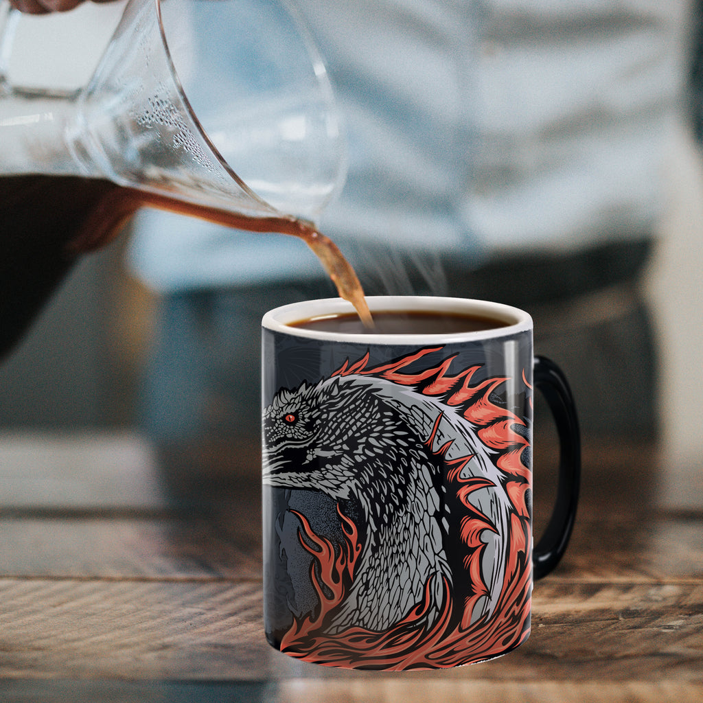 House of the Dragon (Fire and Dragon) Morphing Mugs® Heat-Sensitive Mug MMUG1509